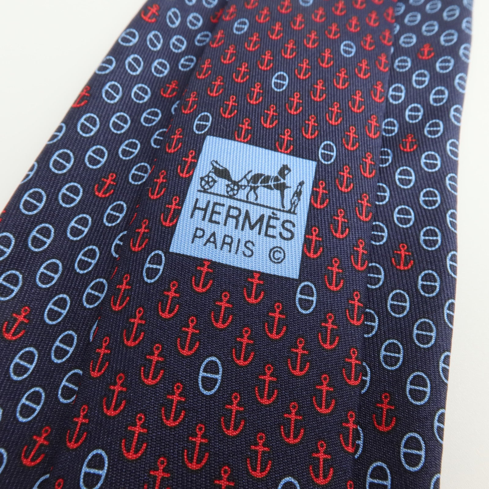 HERMES 絲質Tie領帶
