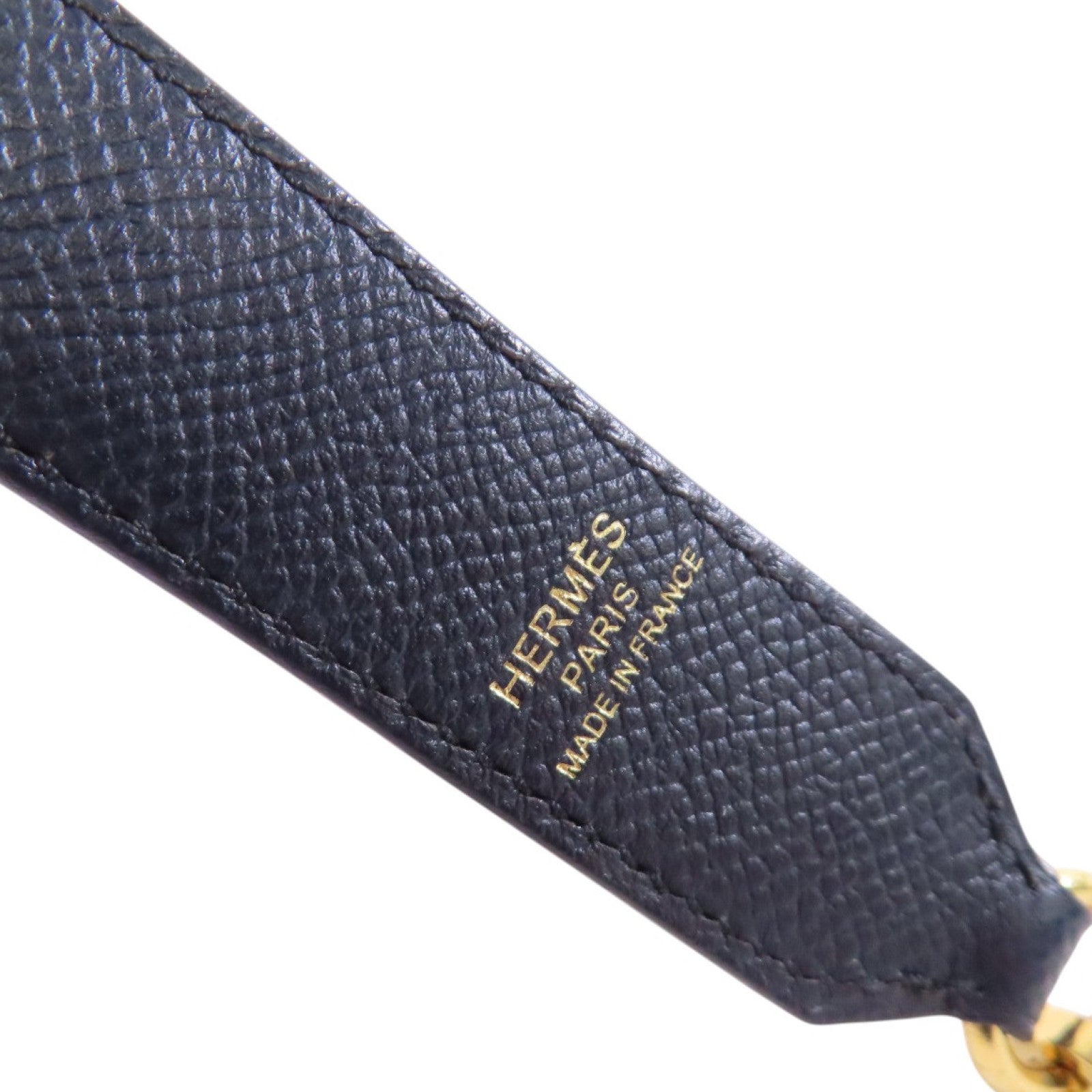 HERMES Epsom皮革Shoulder Strap金扣肩帶