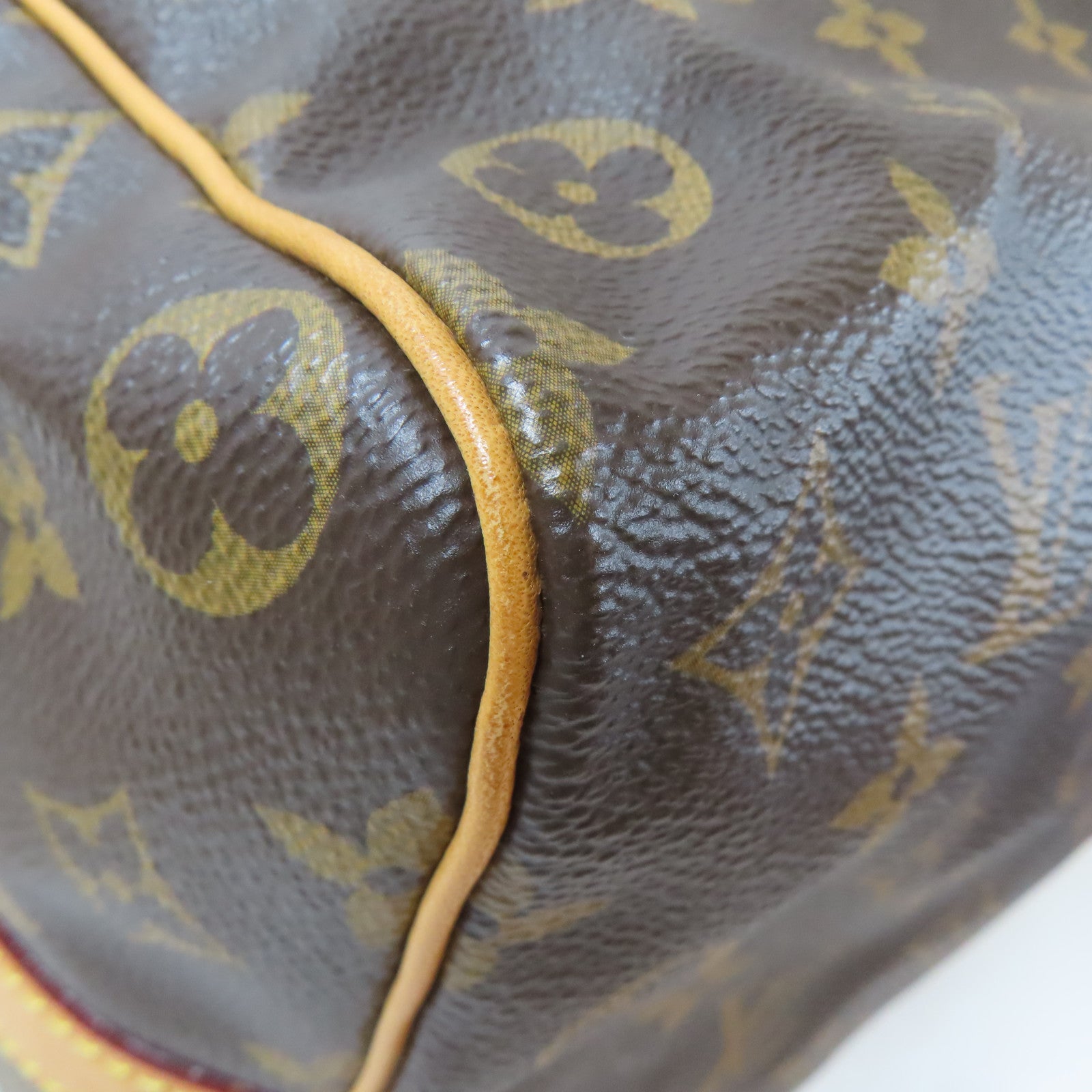 LOUIS VUITTON Monogram Speedy Bandouliere 35金扣手挽肩背兩用袋啡色