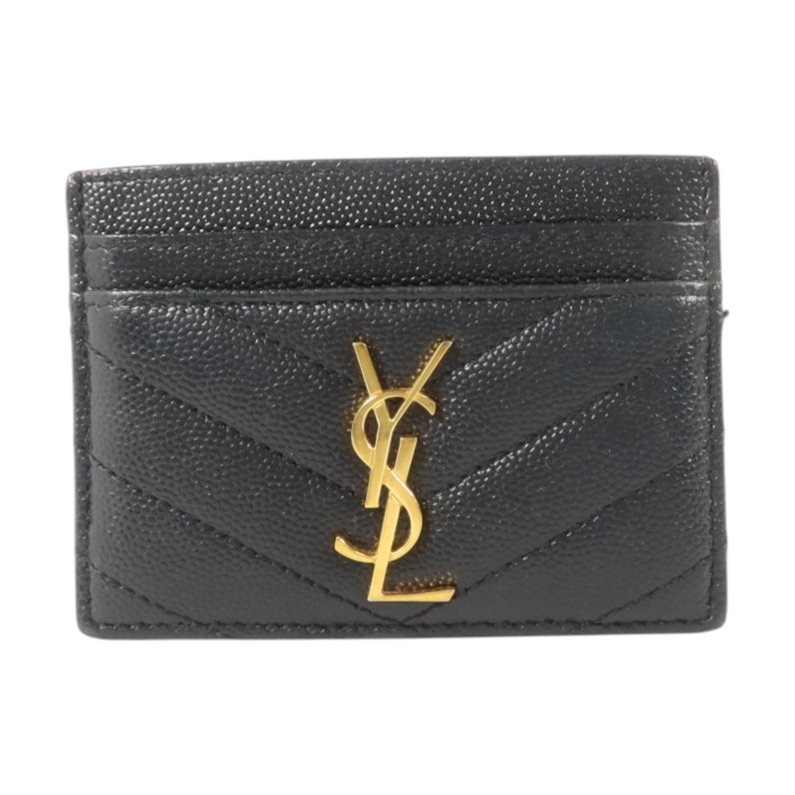 YVES SAINT LAURENT 牛皮皮革Card Case卡片套