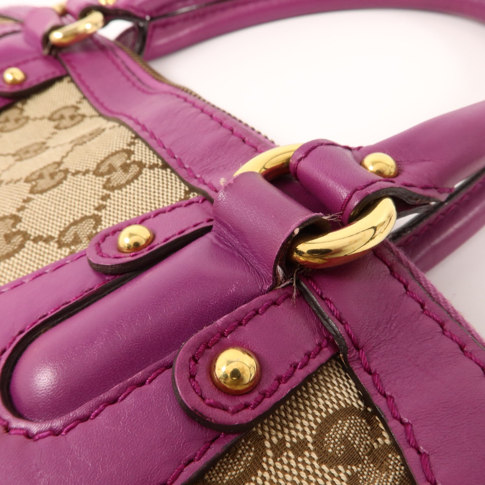 GUCCI 帆布Scarlett手挽肩背兩用袋