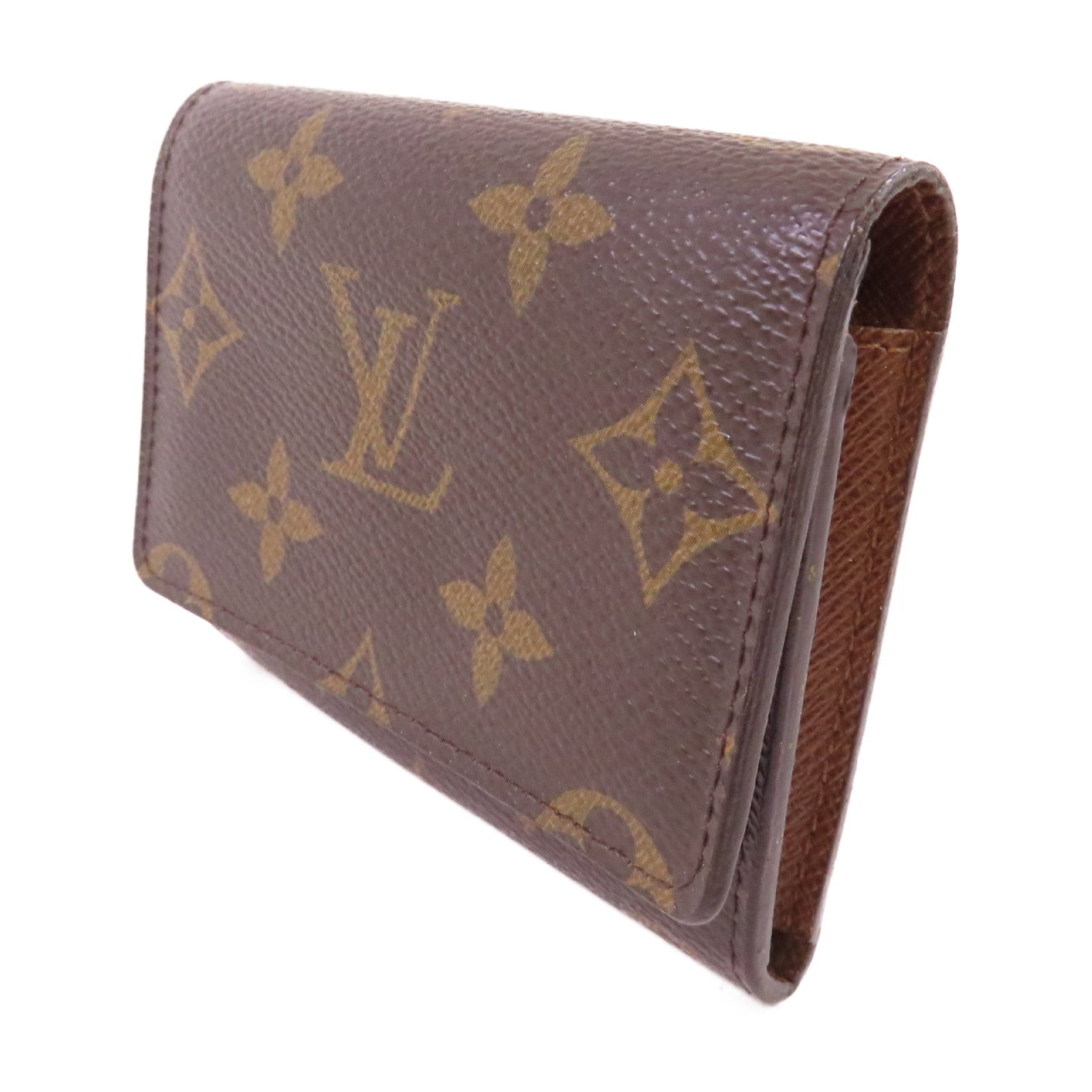 LOUIS VUITTON Monogram Card Case卡片套啡色