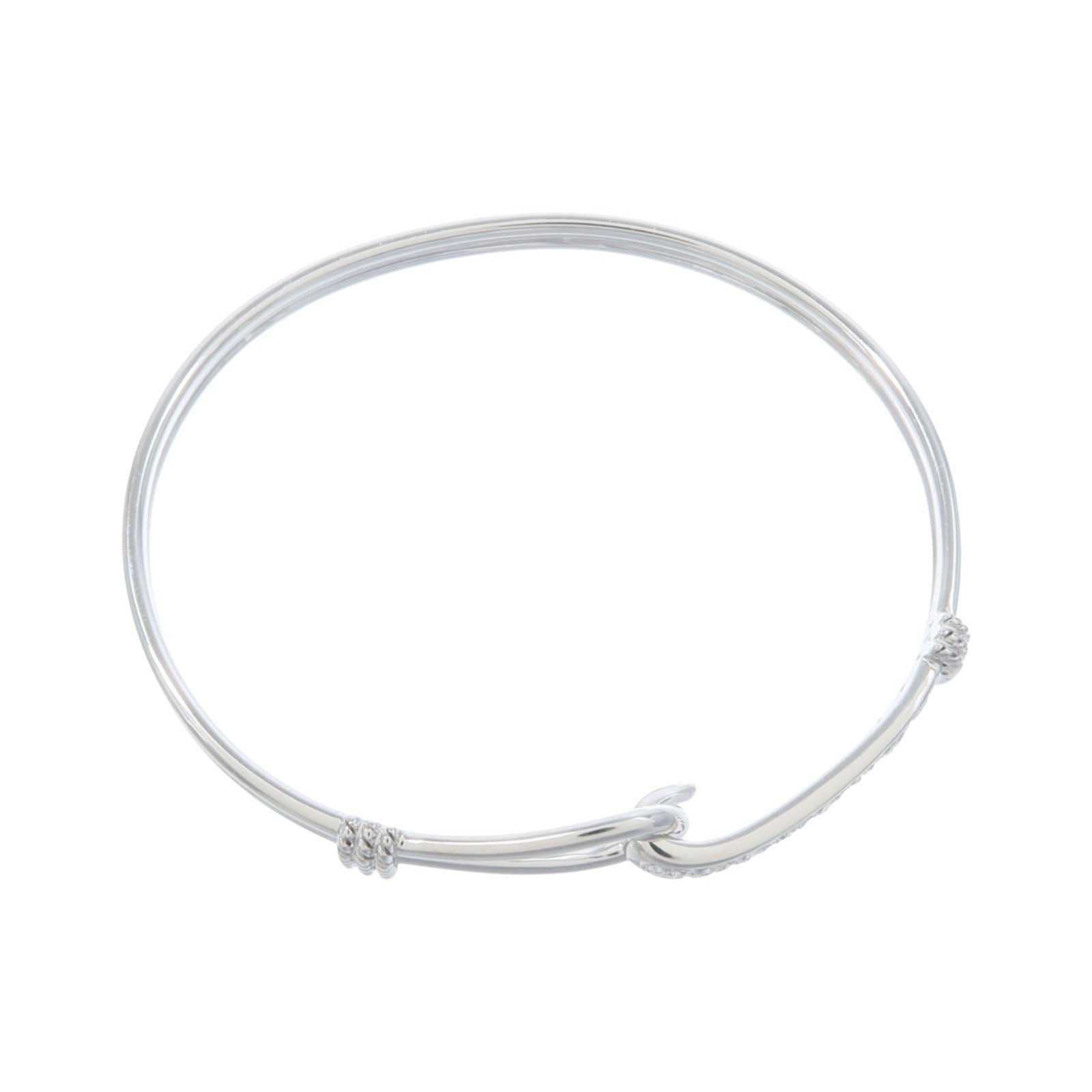 JEWELRY 18K白金Diamond Bangle鑽石手鐲