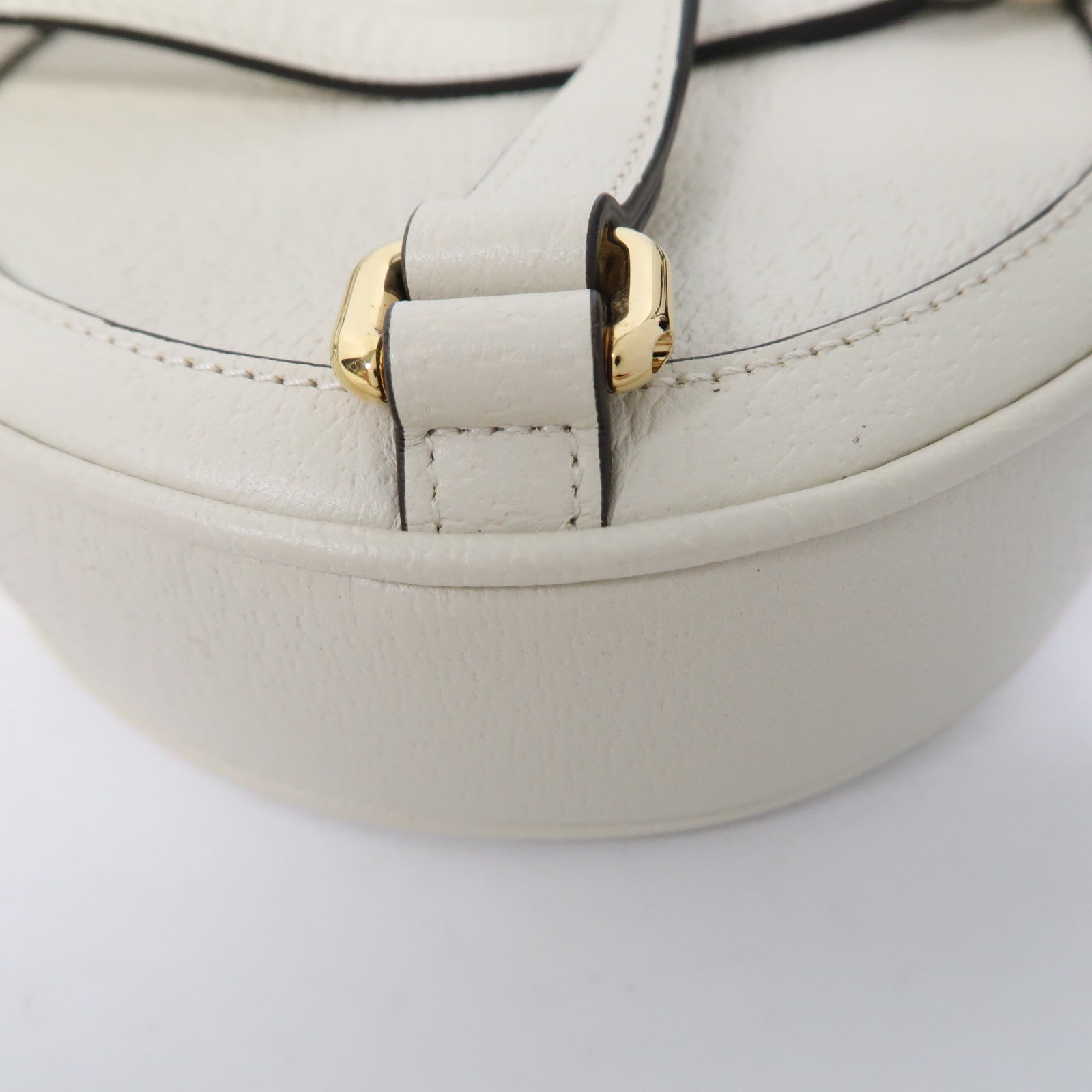 GUCCI 【激減優惠】牛皮皮革Ophidia Mini金扣背包白色