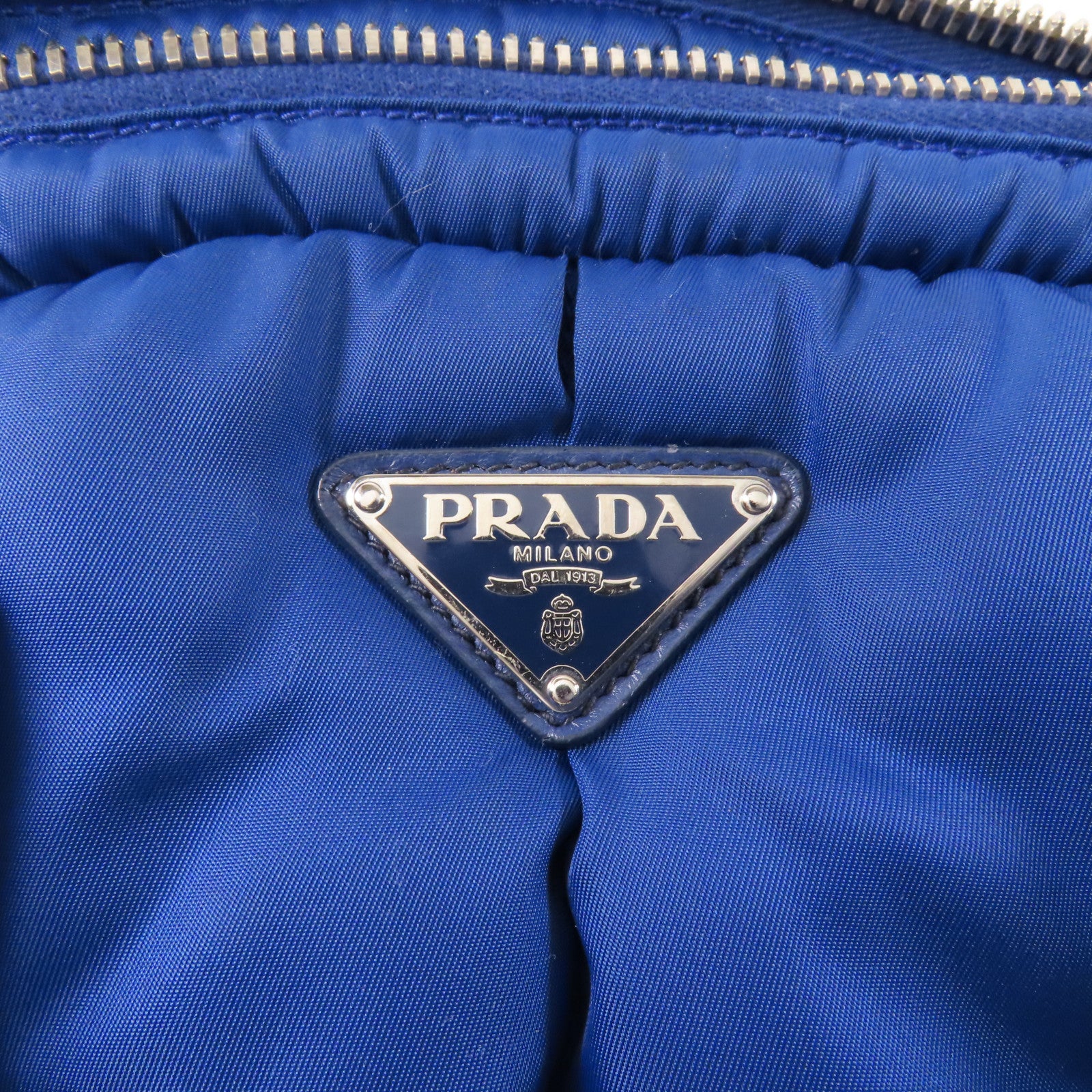 PRADA 尼龍2 Way Bag銀扣手挽肩背兩用袋