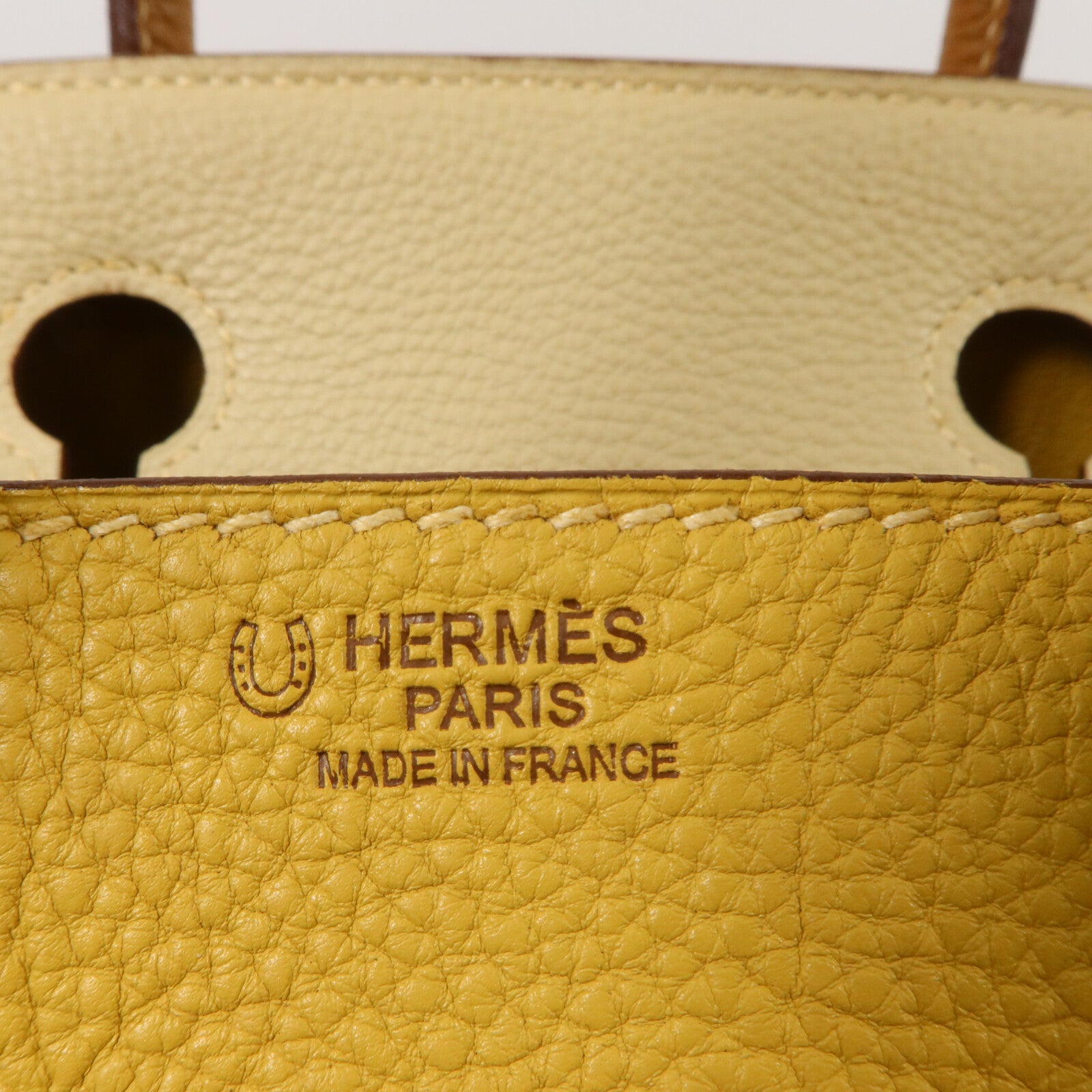 HERMES Togo皮革Birkin 30手挽袋Three Tones