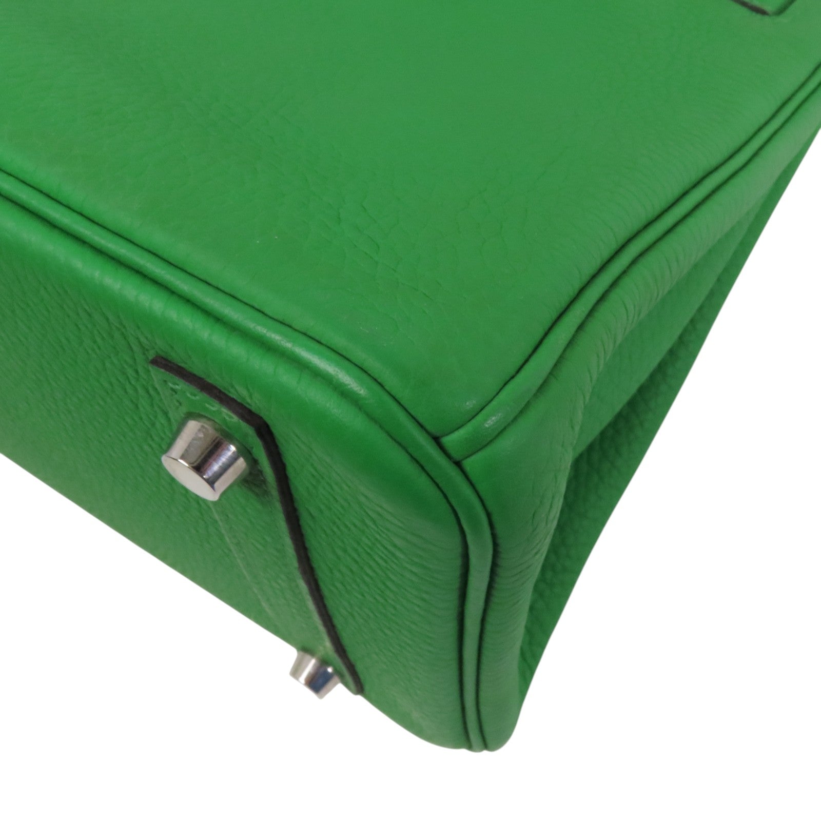 HERMES Clemence皮革Birkin 30金扣手挽袋