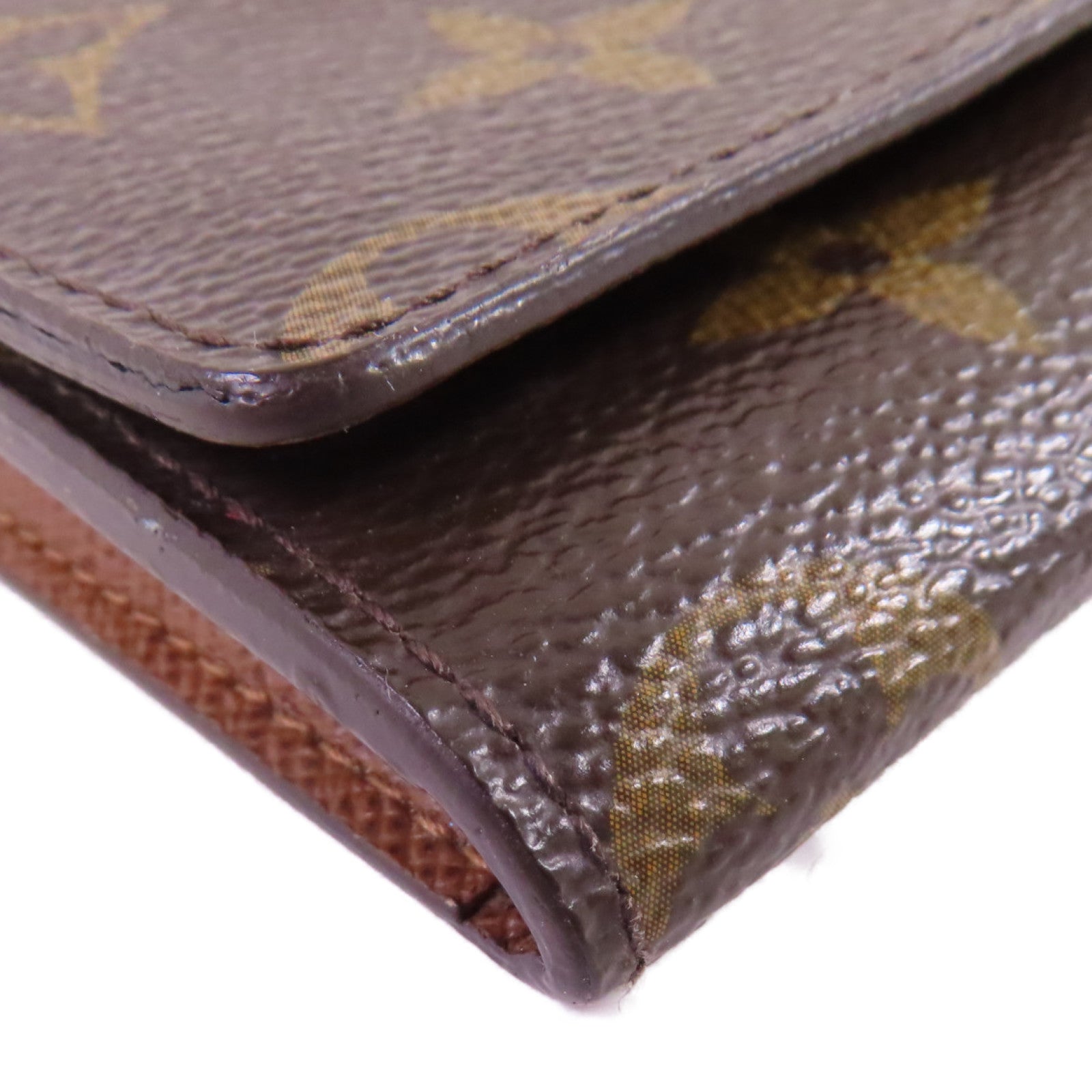 LOUIS VUITTON Monogram Card Case卡片套啡色