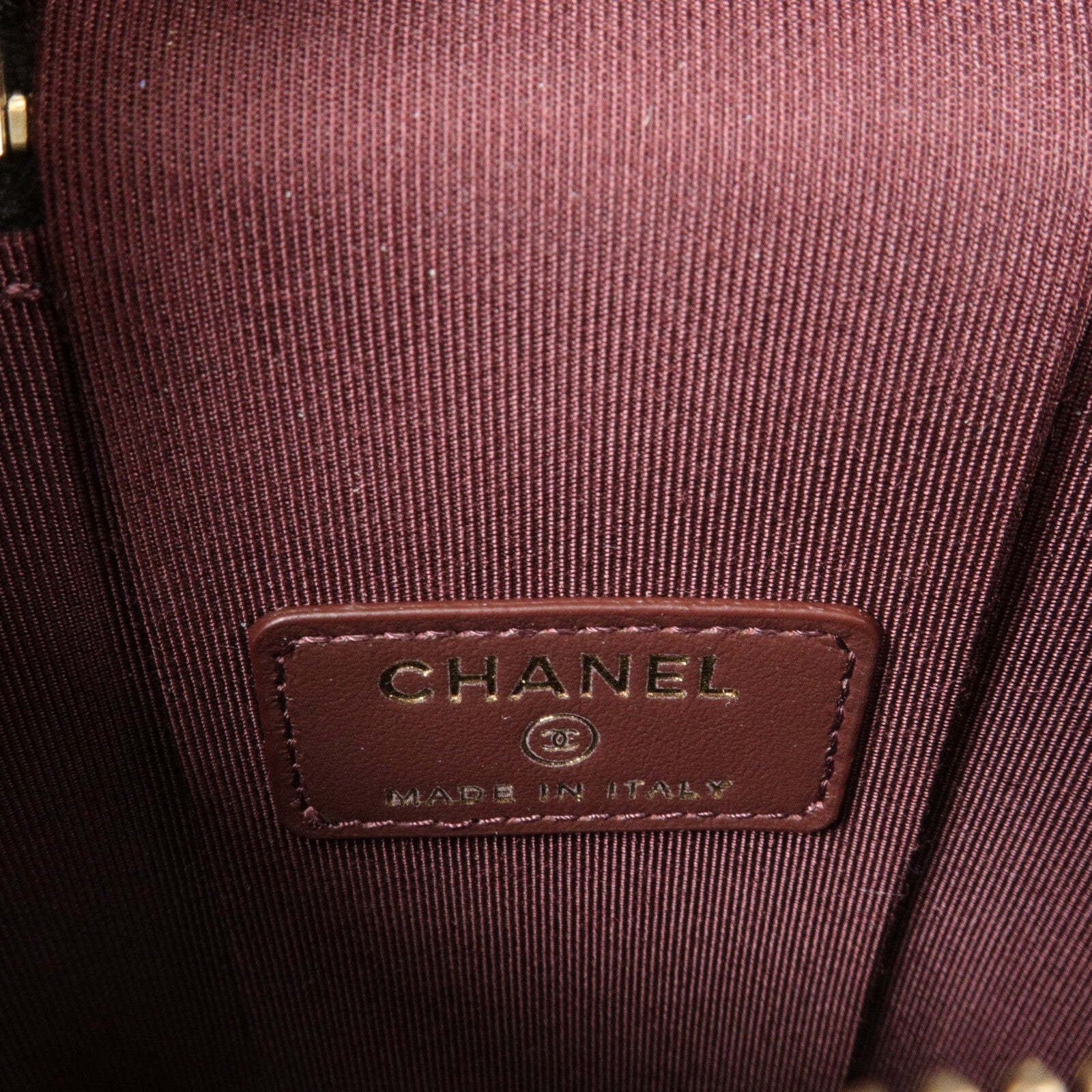 CHANEL 牛皮皮革Phone Bag鏈帶肩背袋