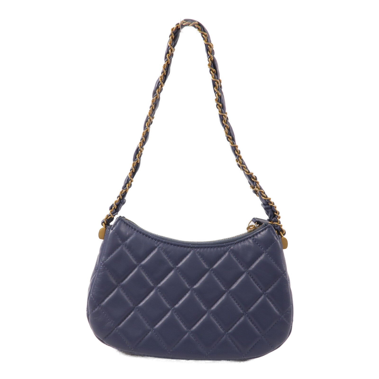CHANEL 羊皮皮革Chanel 19 Hobo鏈帶肩背袋