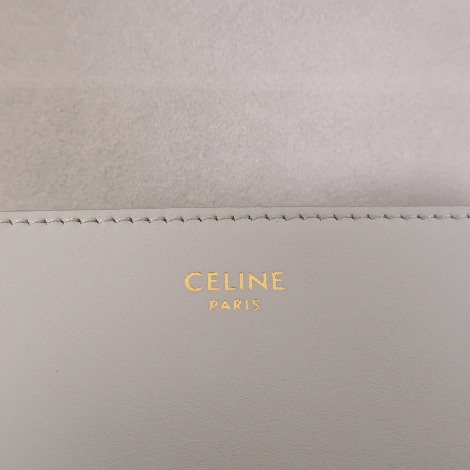 CELINE 牛皮皮革Folco Cuir Triomphe肩背袋