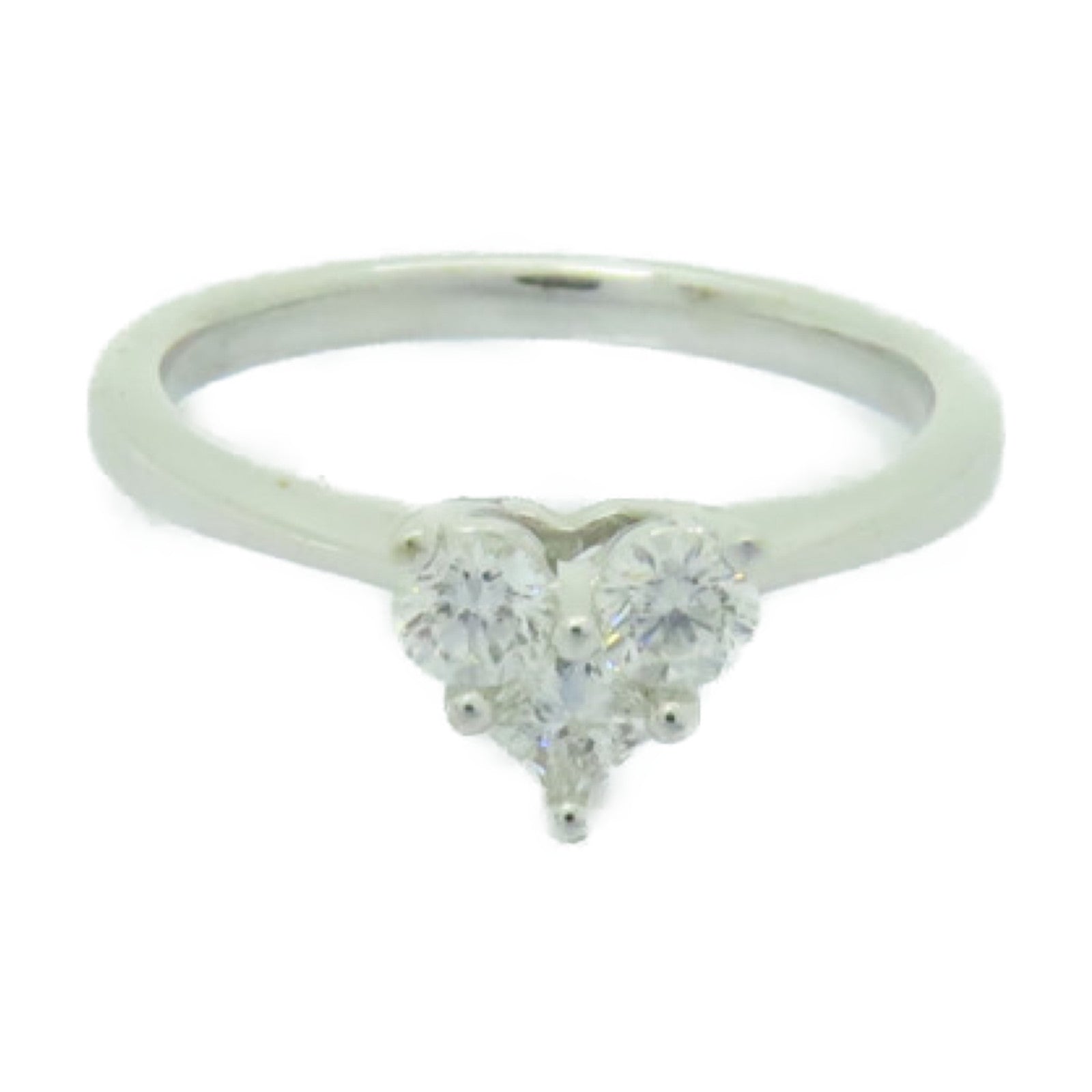 JEWELRY 【激減優惠】18K白金Diamond Ring 0.22ct/0.11ct鑽石戒指US#6