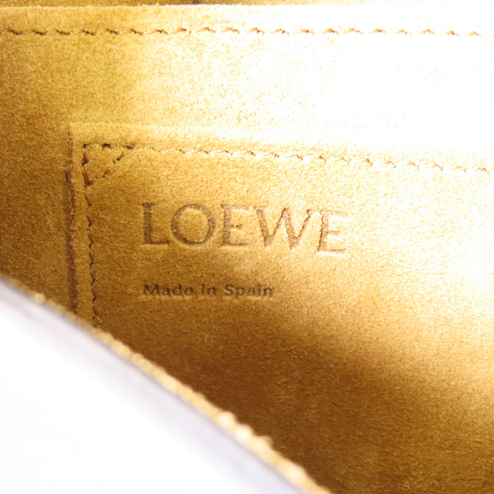 LOEWE 牛皮皮革Small Gate Dual bag金扣肩背袋