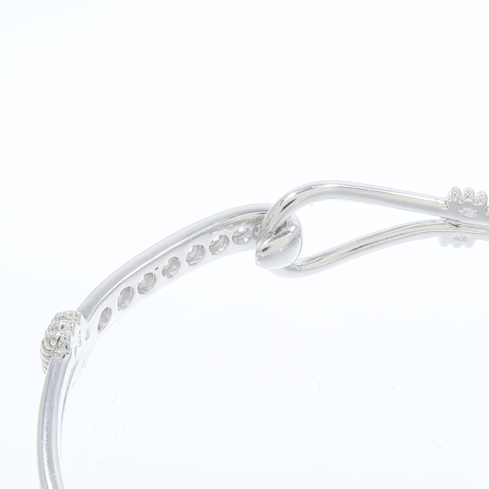 JEWELRY 18K白金Diamond Bangle鑽石手鐲