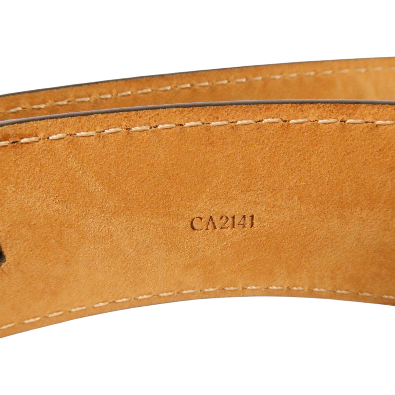 LOUIS VUITTON Monogram Ellipse Belt 100cm金扣腰帶