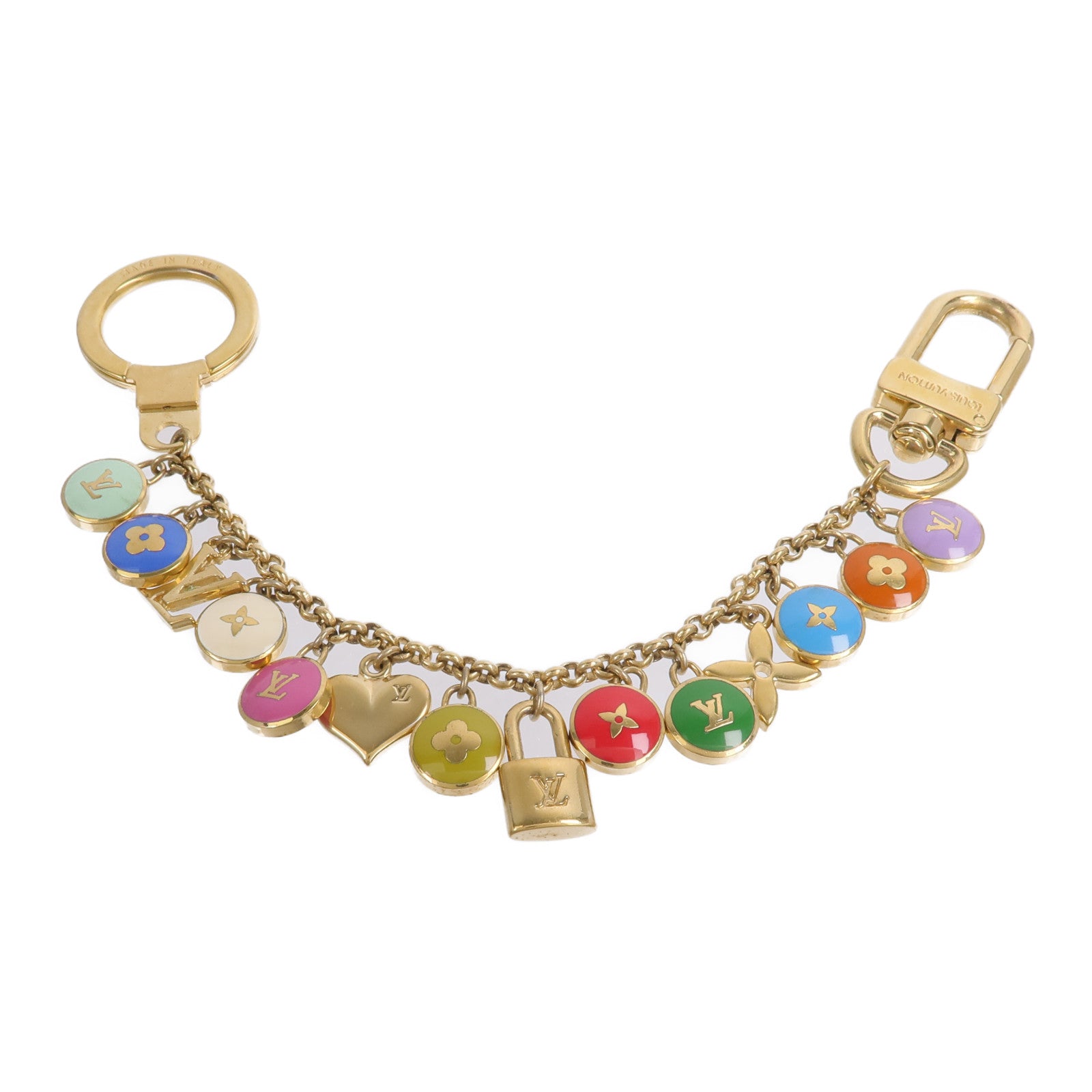 LOUIS VUITTON 金屬Porte Cles Chaine Pastilles掛飾
