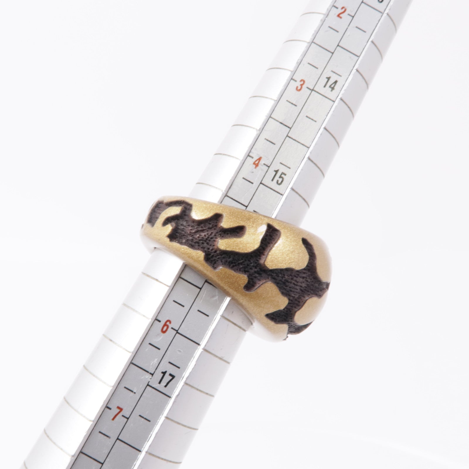 LOUIS VUITTON 木質Wood Ring戒指US#5
