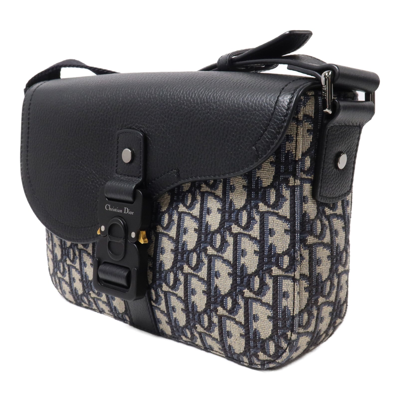 Dior 帆布Small Saddle Messenger Bag肩背袋