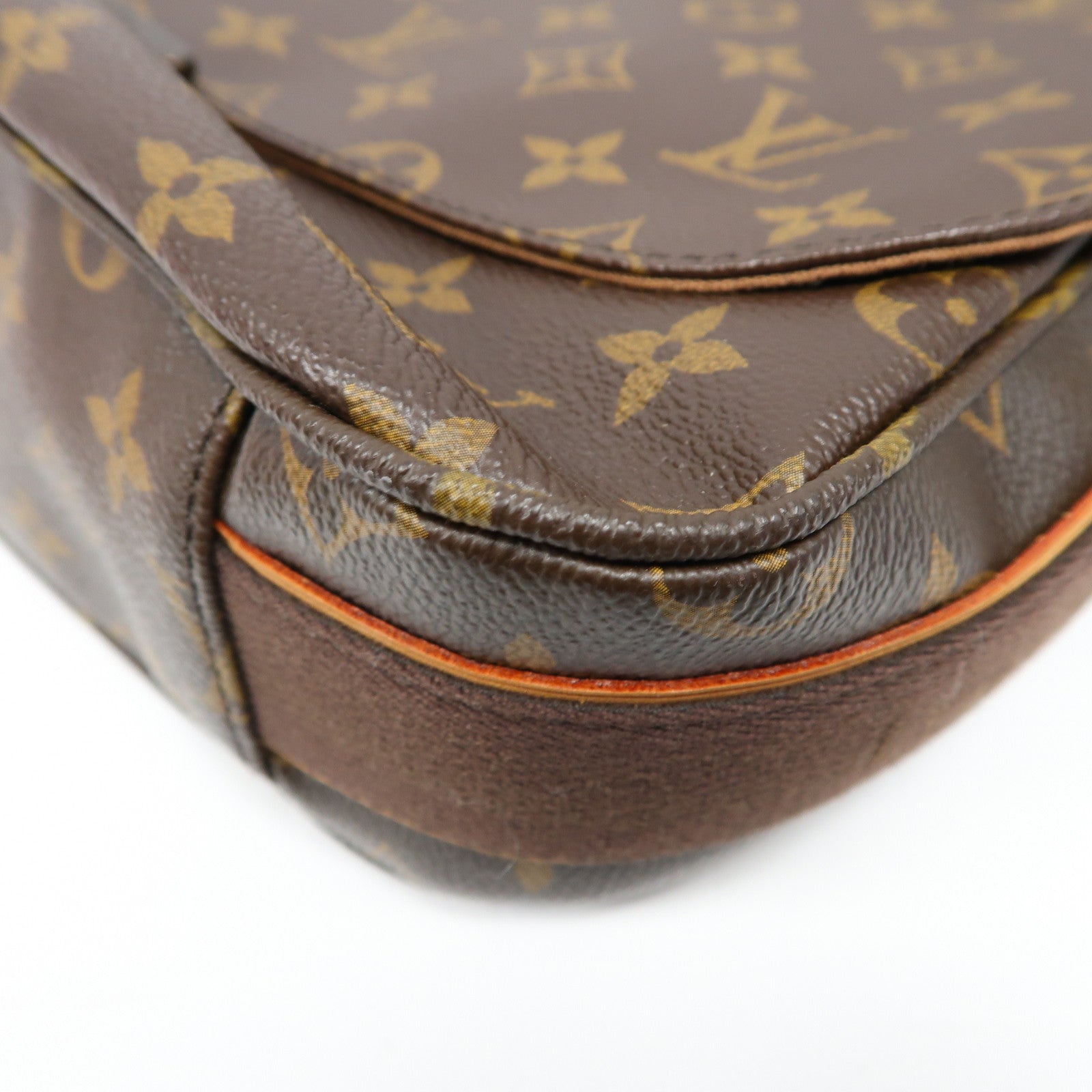LOUIS VUITTON Monogram Valmy MM金扣肩背袋啡色