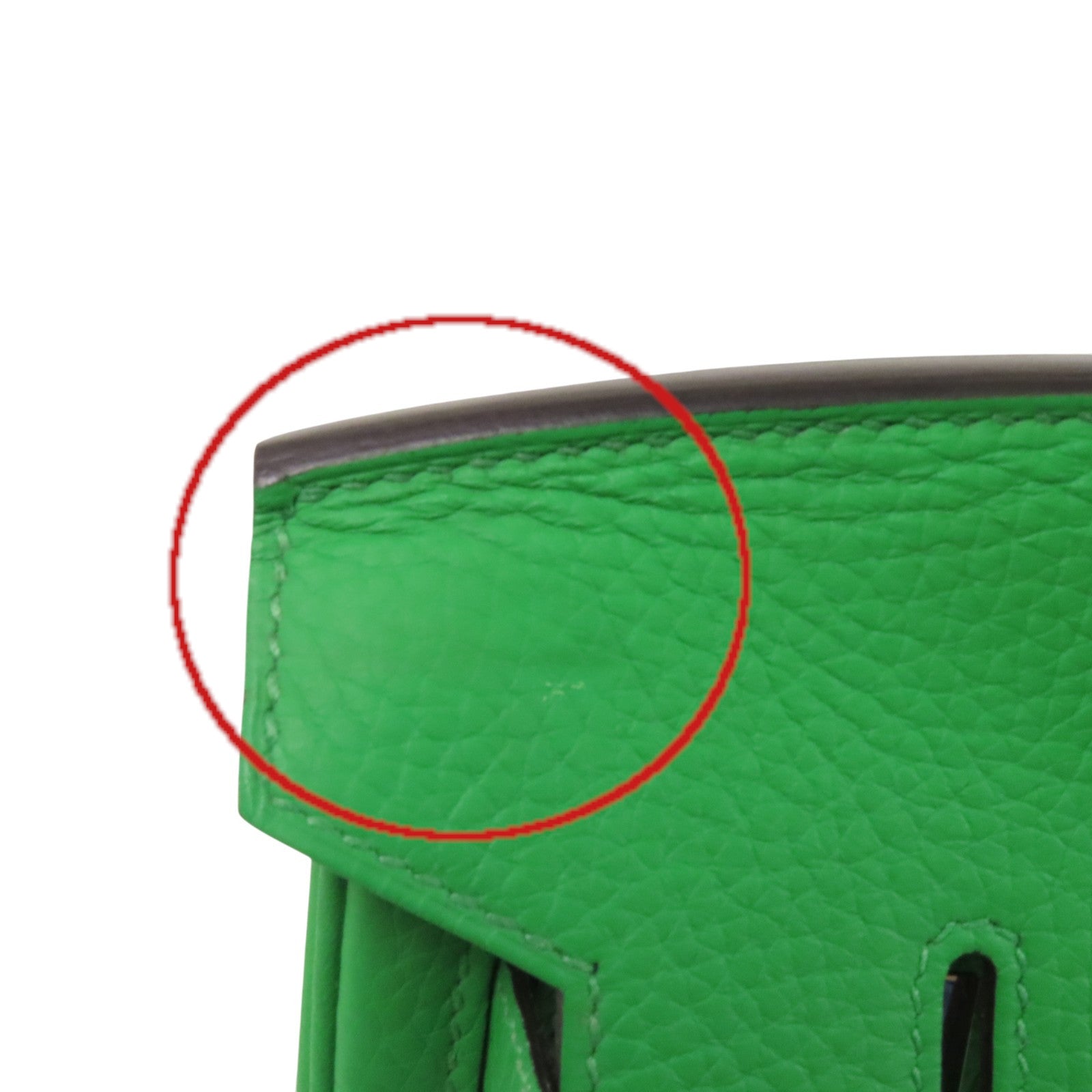 HERMES Clemence皮革Birkin 30銀扣手挽袋