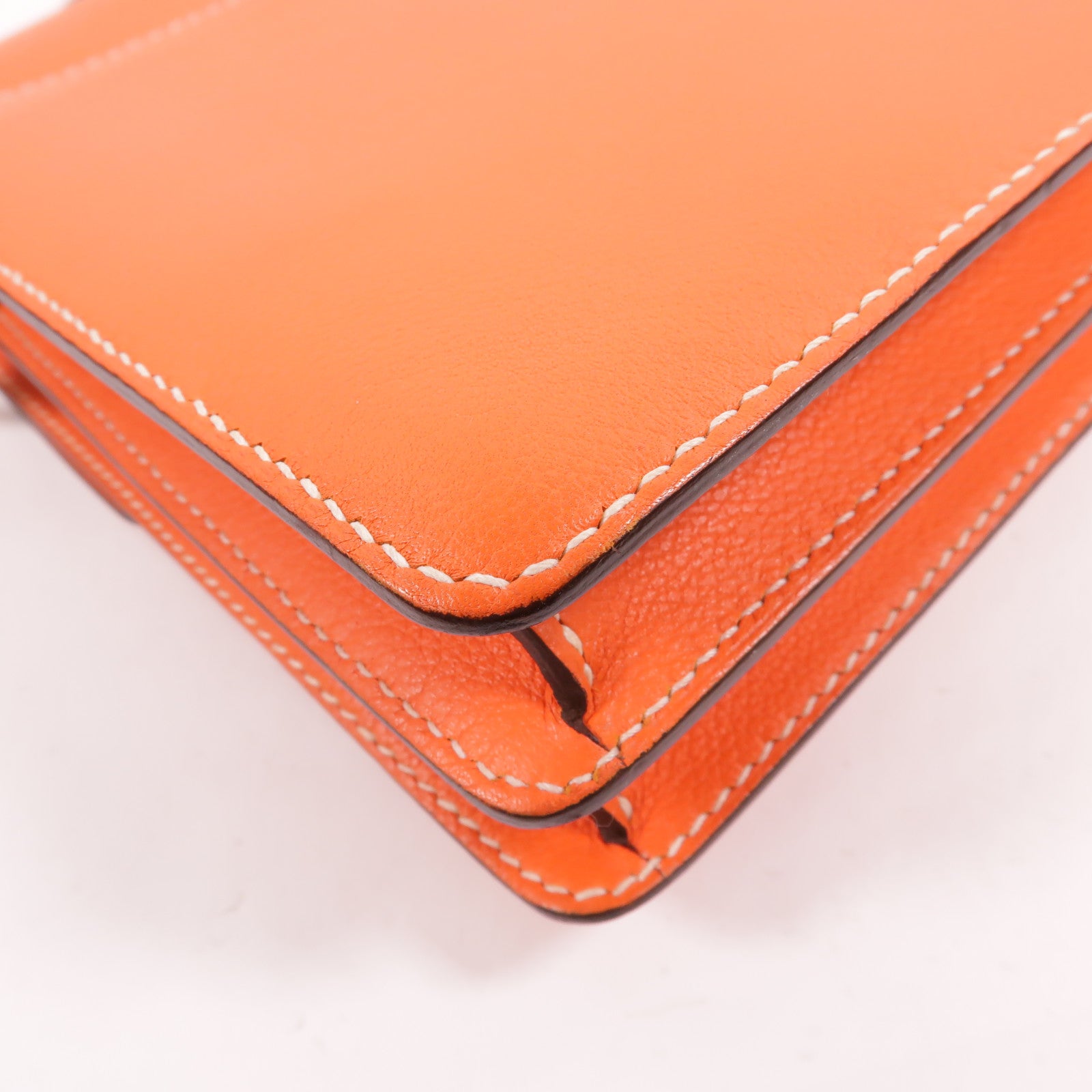 HERMES Evercolor皮革Roulis 23肩背袋Feu