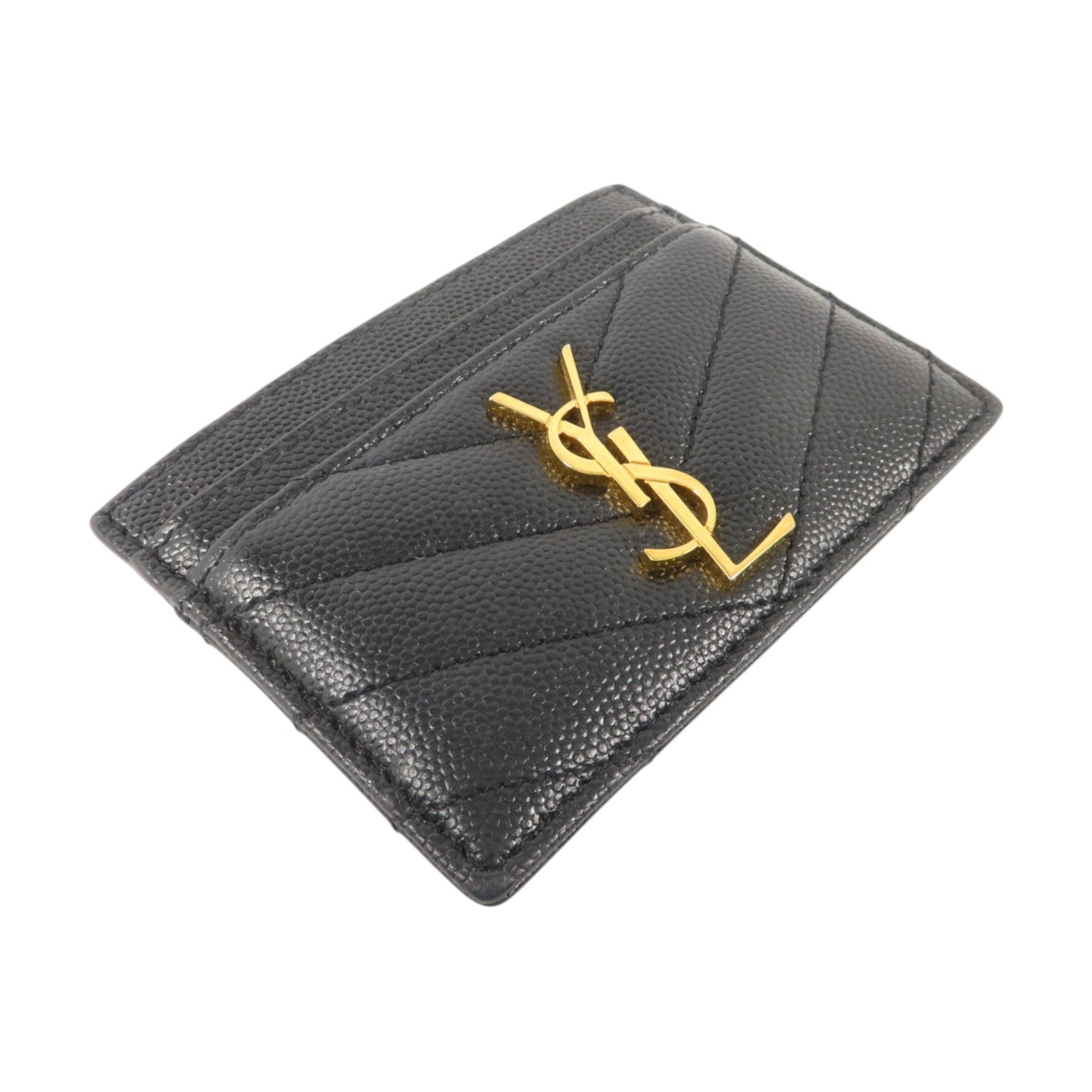 YVES SAINT LAURENT 牛皮皮革Card Case卡片套