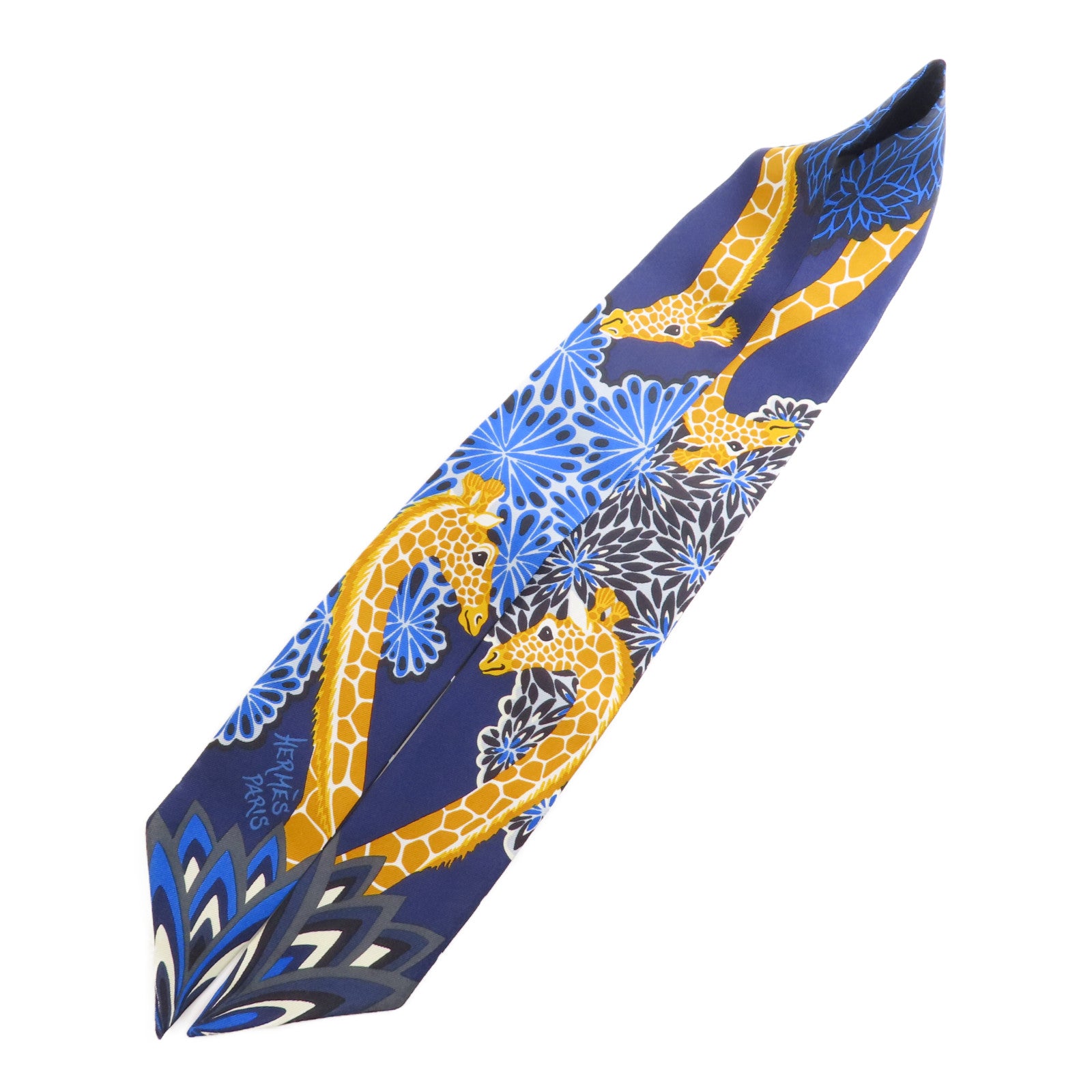 HERMES 絲質Twilly絲巾