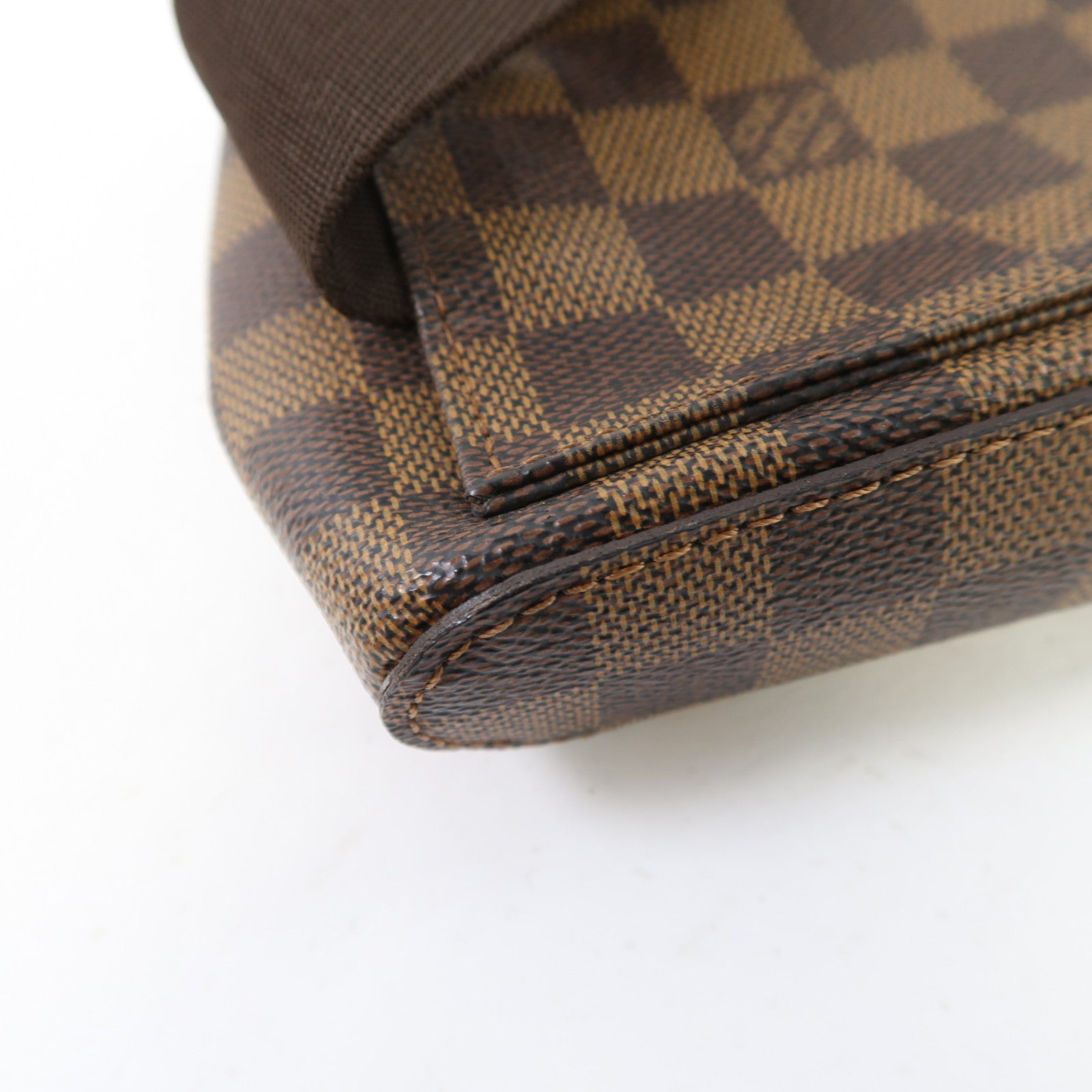 LOUIS VUITTON Damier Ebene Geronimos金扣腰包啡色