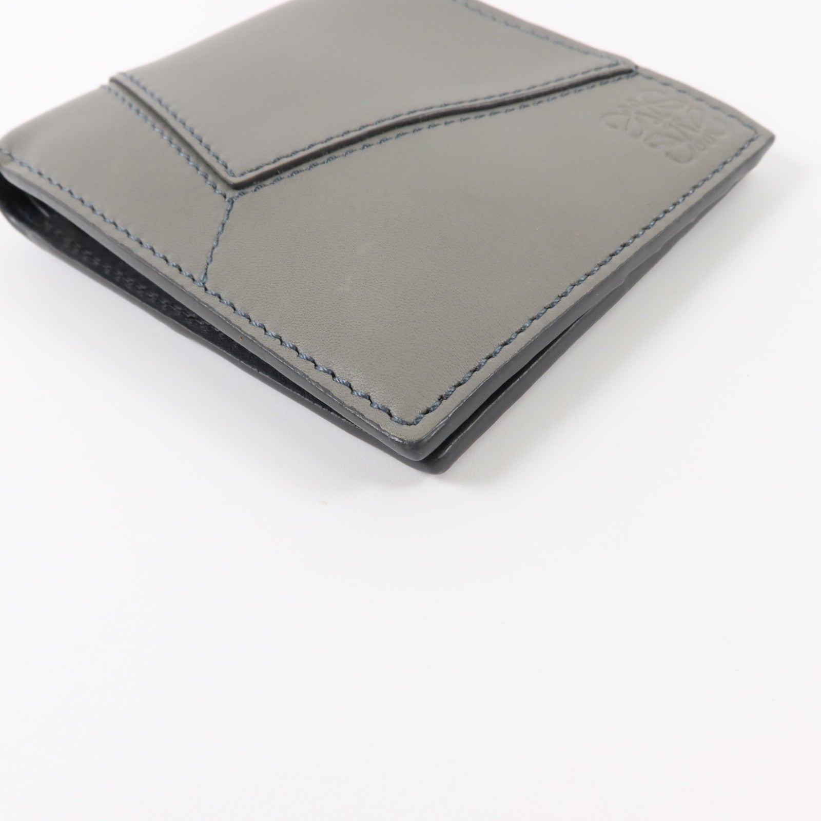 LOEWE 牛皮皮革Puzzle Bifold Wallet錢包