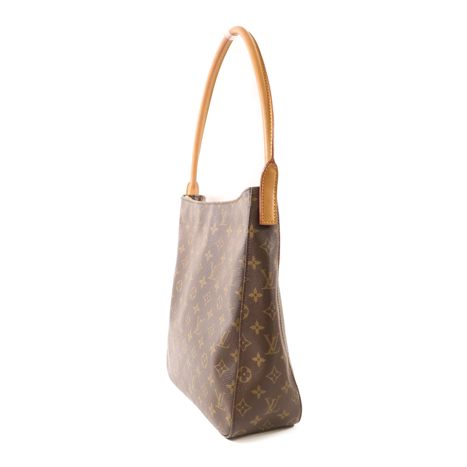 LOUIS VUITTON LV GHW Looping GM Shoulder Bag M51145 Monogram Brown