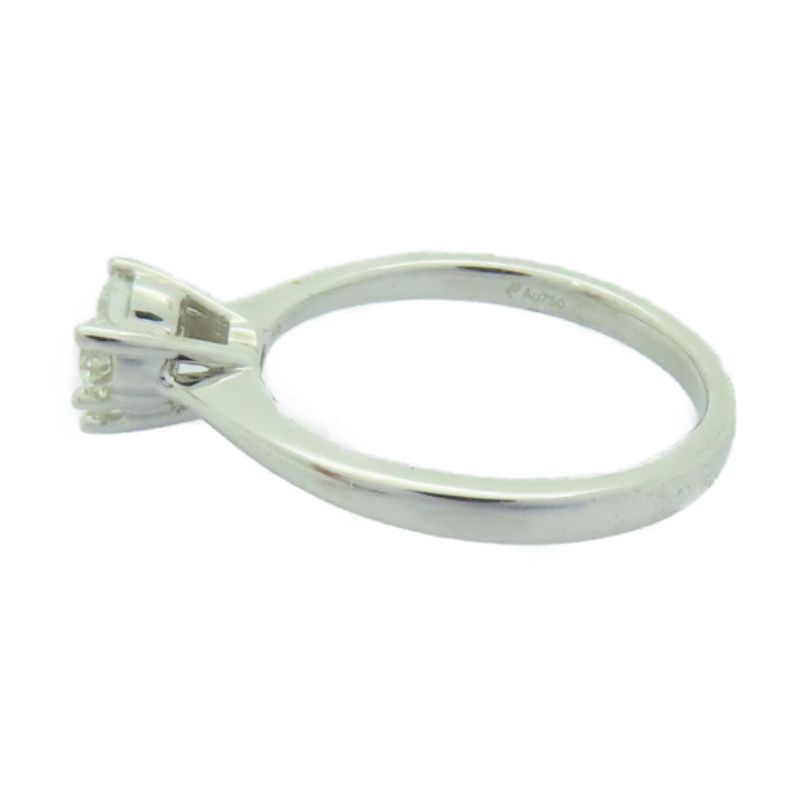JEWELRY 【激減優惠】18K白金Diamond Ring 0.22ct/0.11ct鑽石戒指US#6