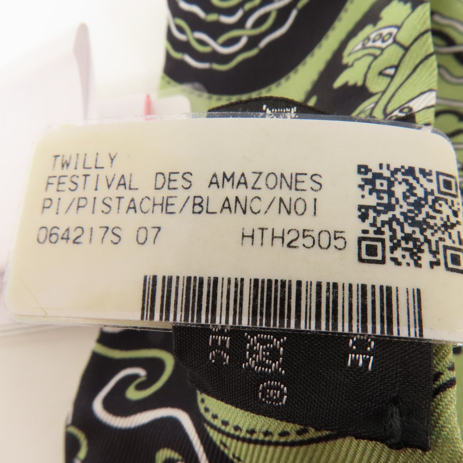 HERMES 絲質Twilly絲巾