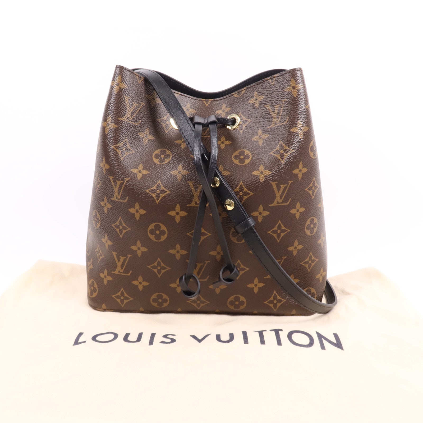 LOUIS VUITTON Monogram Neo Noe MM金扣肩背袋