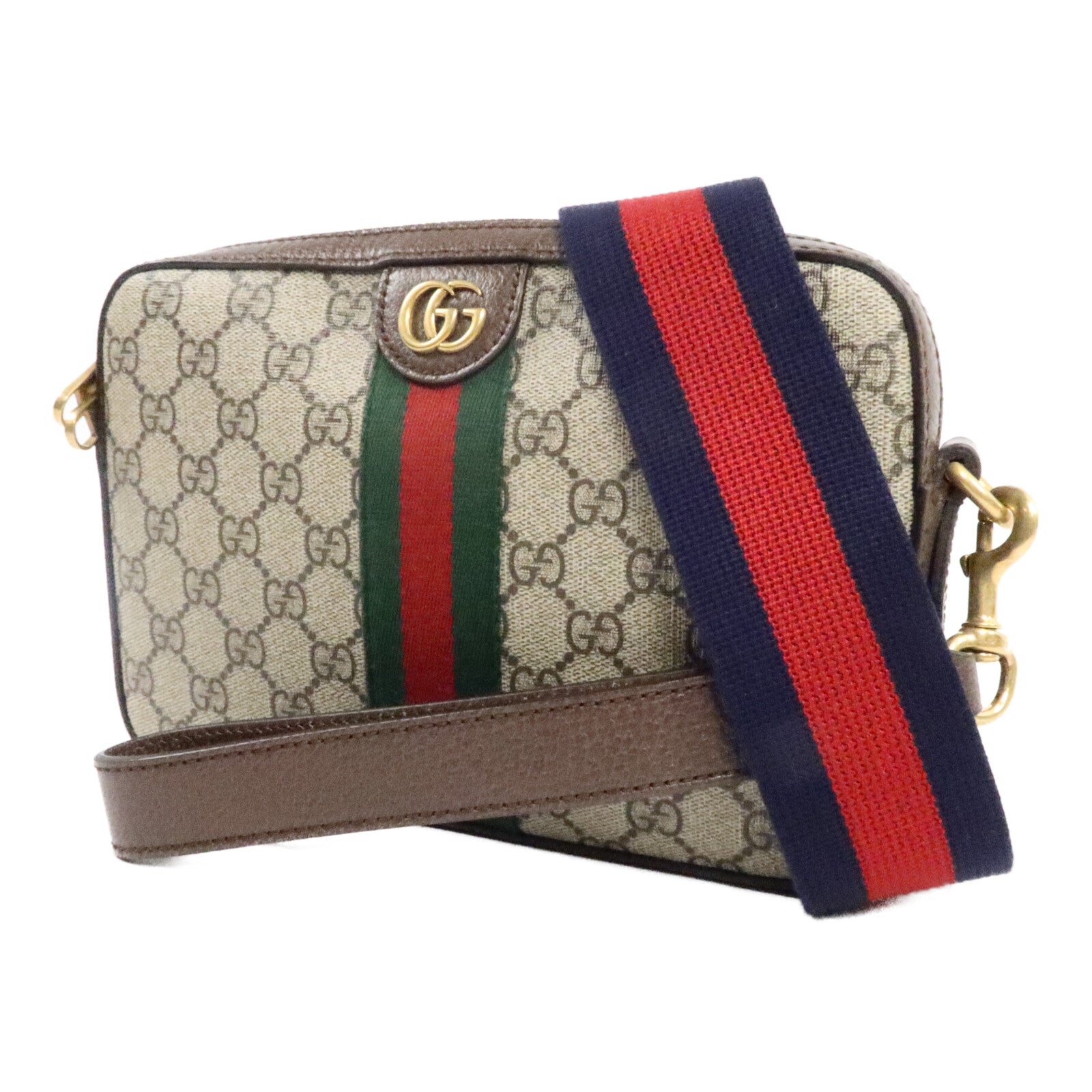 GUCCI 塗層帆布Ophidia GG肩背袋