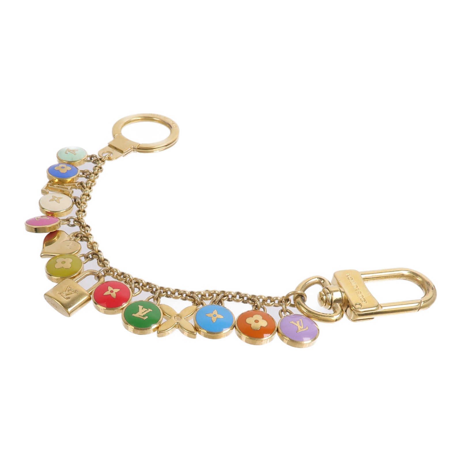 LOUIS VUITTON 金屬Porte Cles Chaine Pastilles掛飾