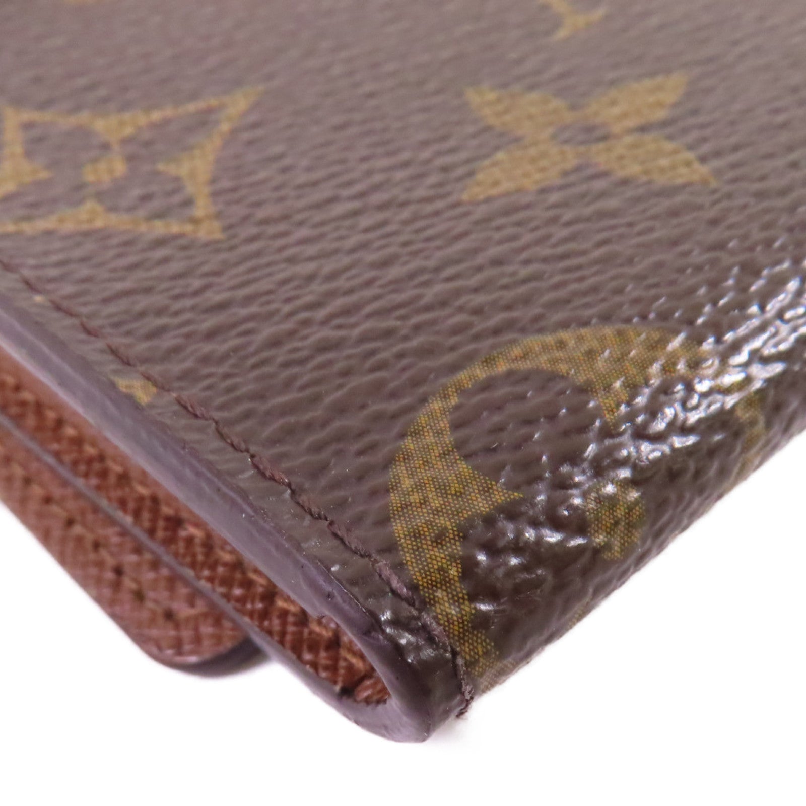 LOUIS VUITTON Monogram Card Case卡片套啡色