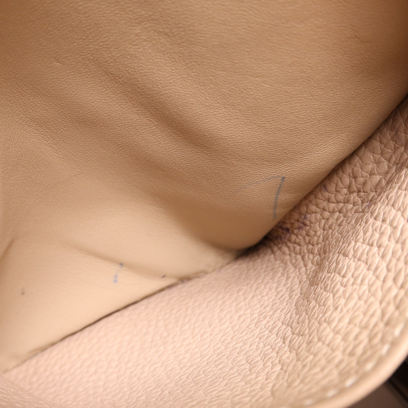 HERMES Clemence皮革Lindy 30銀扣手挽肩背兩用袋Argile