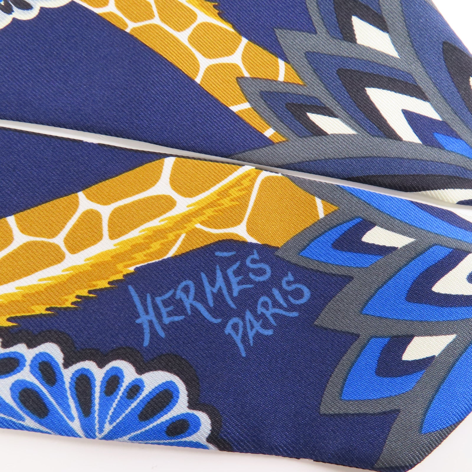 HERMES 絲質Twilly絲巾