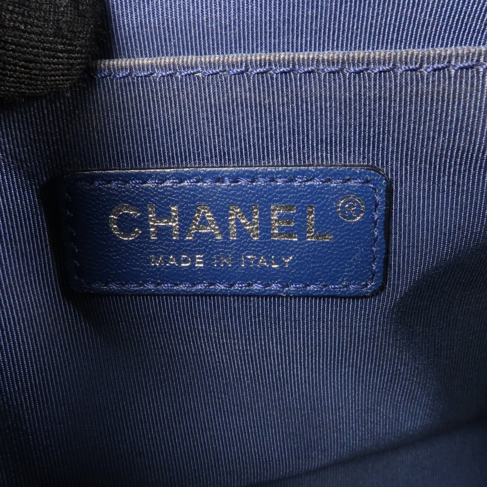 CHANEL 羊皮皮革Boy 25鏈帶肩背袋