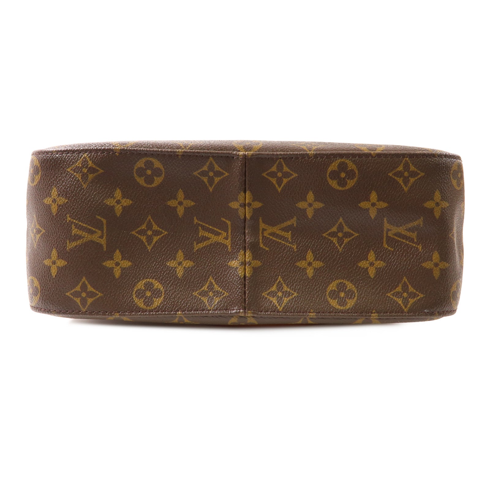 LOUIS VUITTON LV GHW Looping GM Shoulder Bag M51145 Monogram Brown