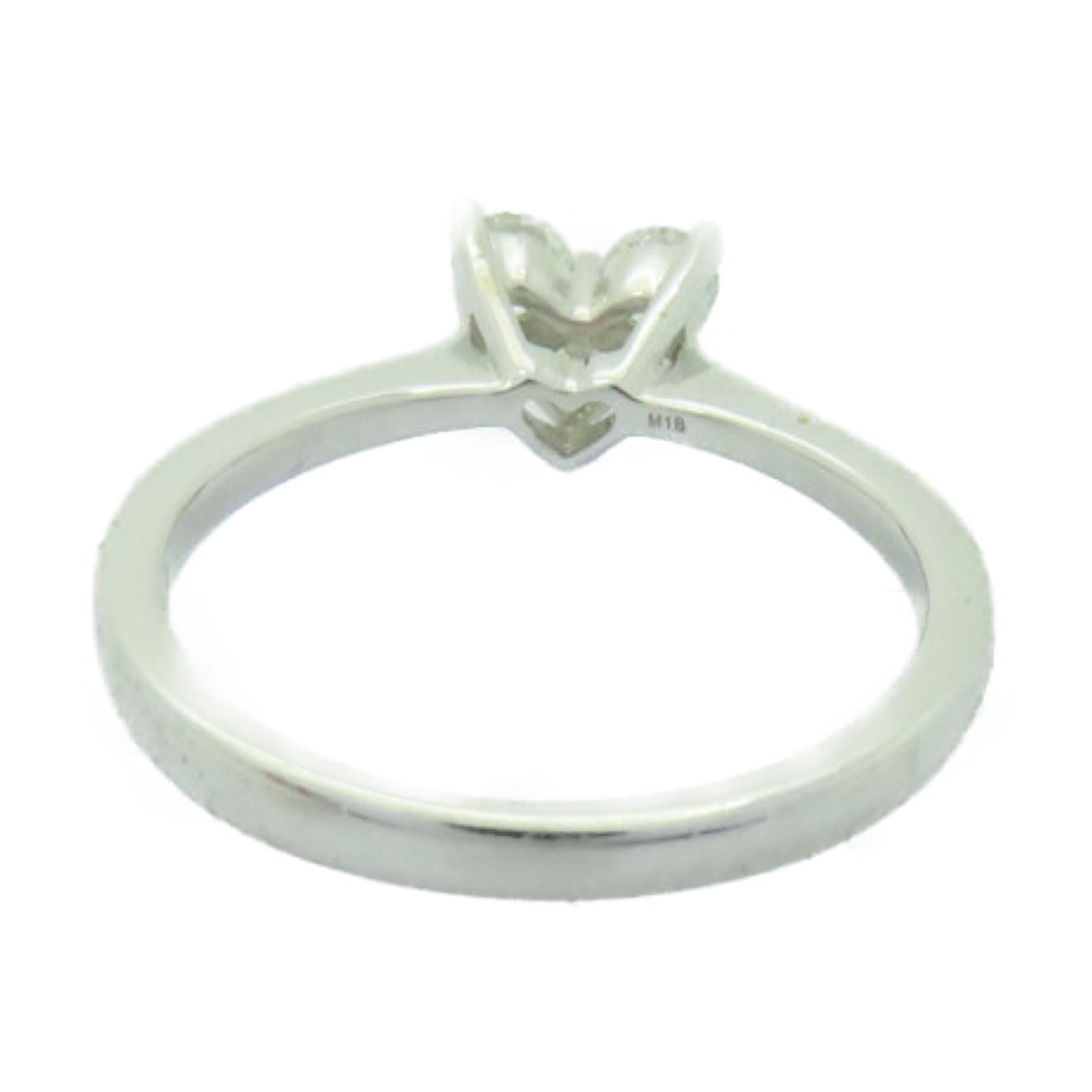 JEWELRY 【激減優惠】18K白金Diamond Ring 0.22ct/0.11ct鑽石戒指US#6