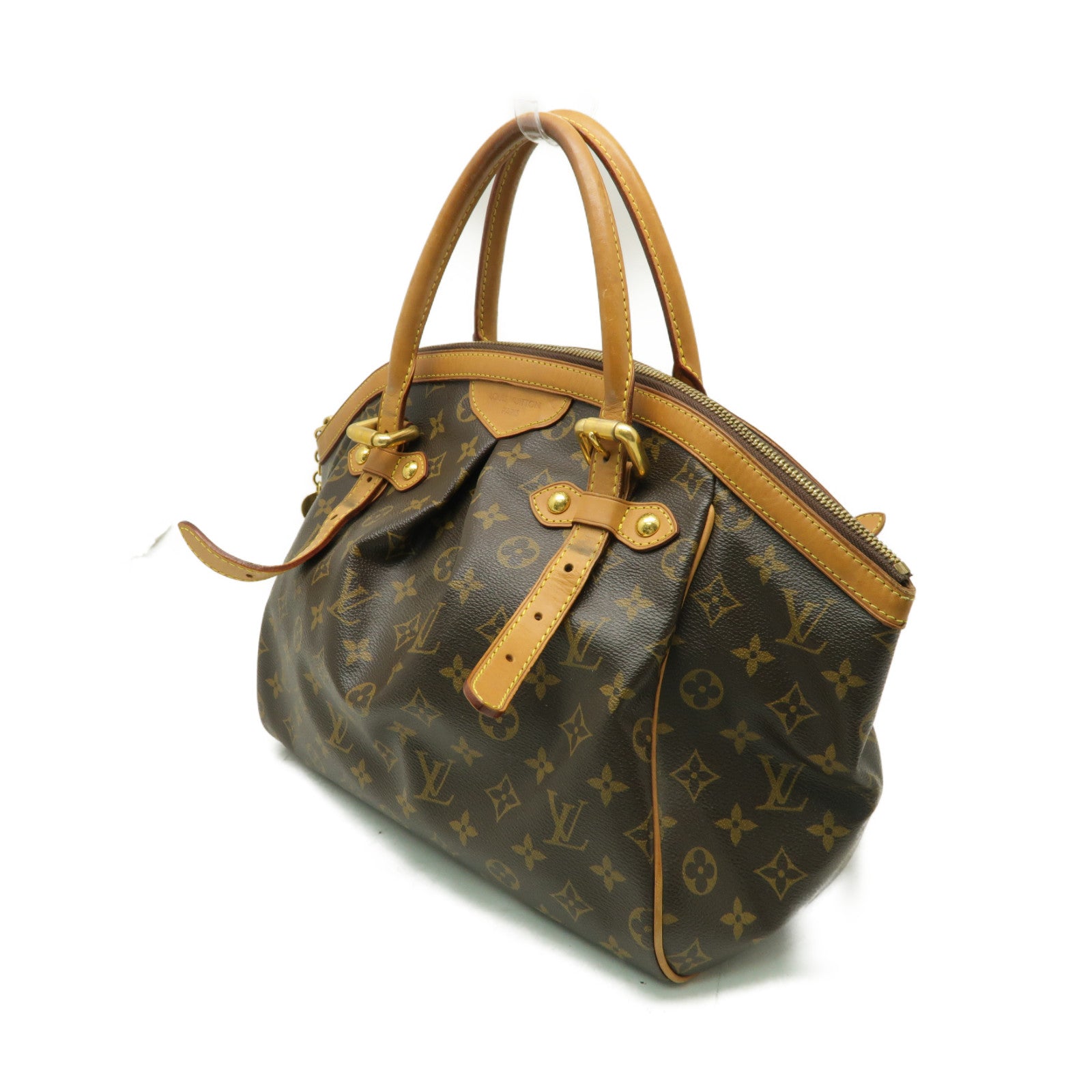 LOUIS VUITTON 【激減優惠】Monogram Tivoli GM金扣手挽袋啡色