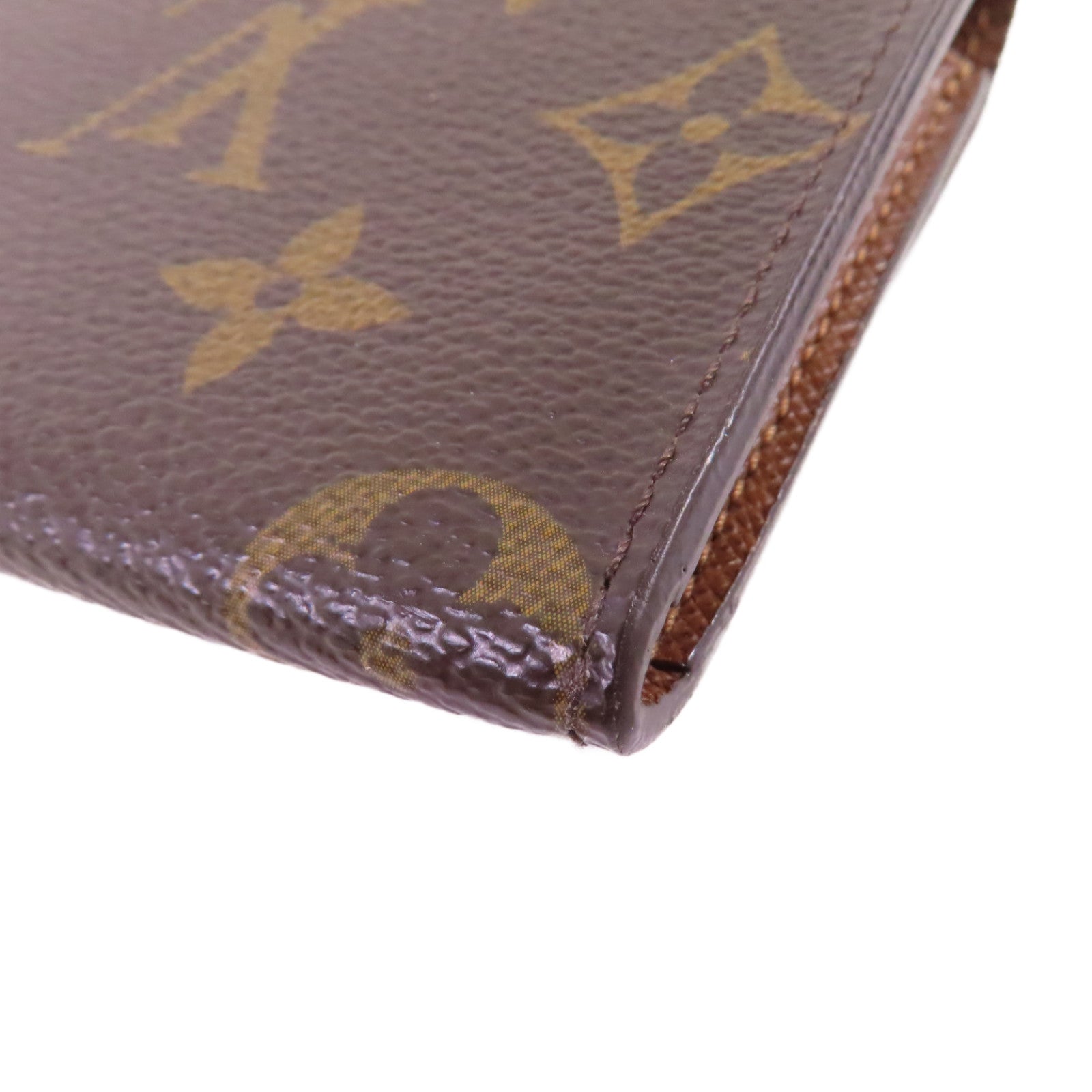 LOUIS VUITTON Monogram Card Case卡片套啡色