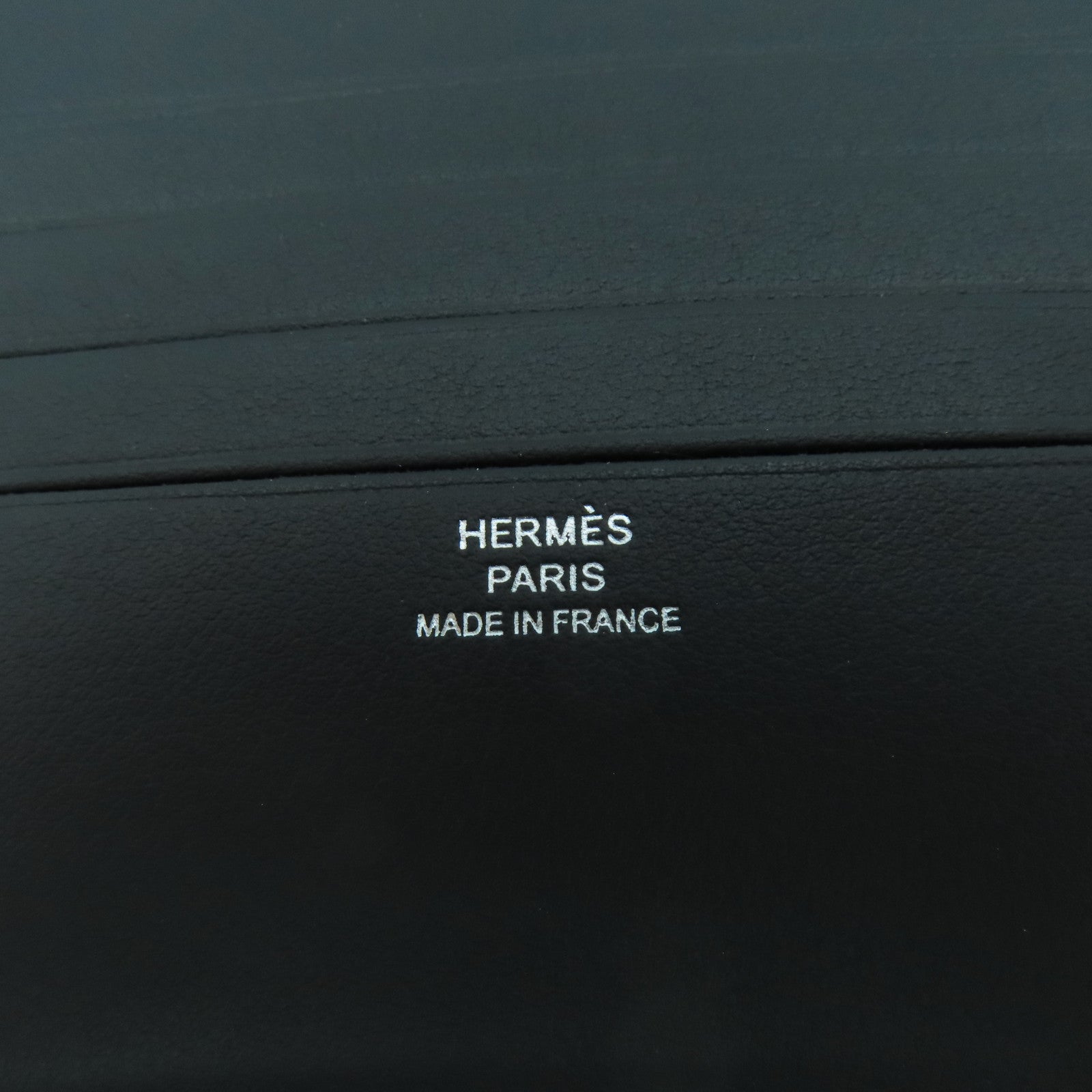 HERMES 【清倉大減價】Swift皮革Citizen Twill Compact錢包黑色