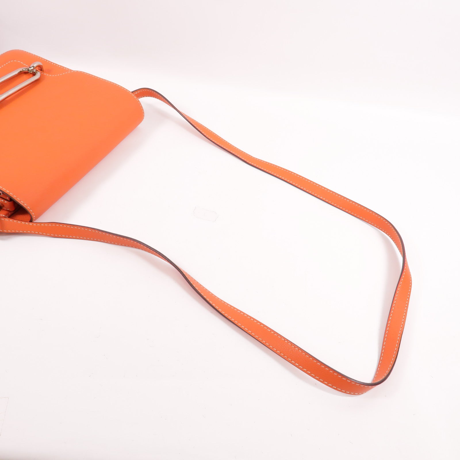 HERMES Evercolor皮革Roulis 23肩背袋Feu