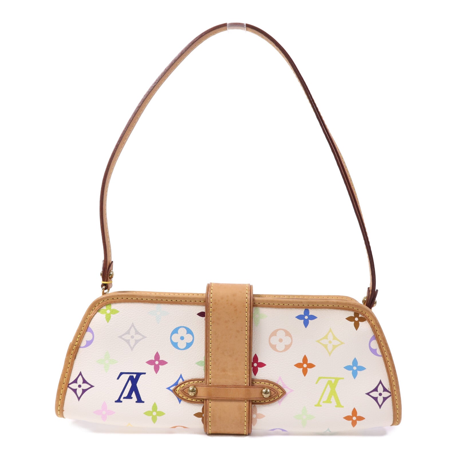 LOUIS VUITTON Monogram Multicolor Shirley金扣肩背袋
