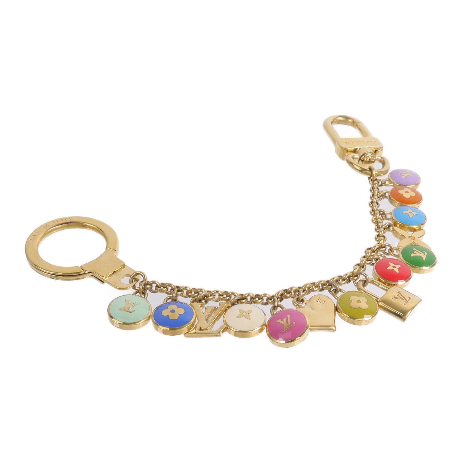 LOUIS VUITTON 金屬Porte Cles Chaine Pastilles掛飾