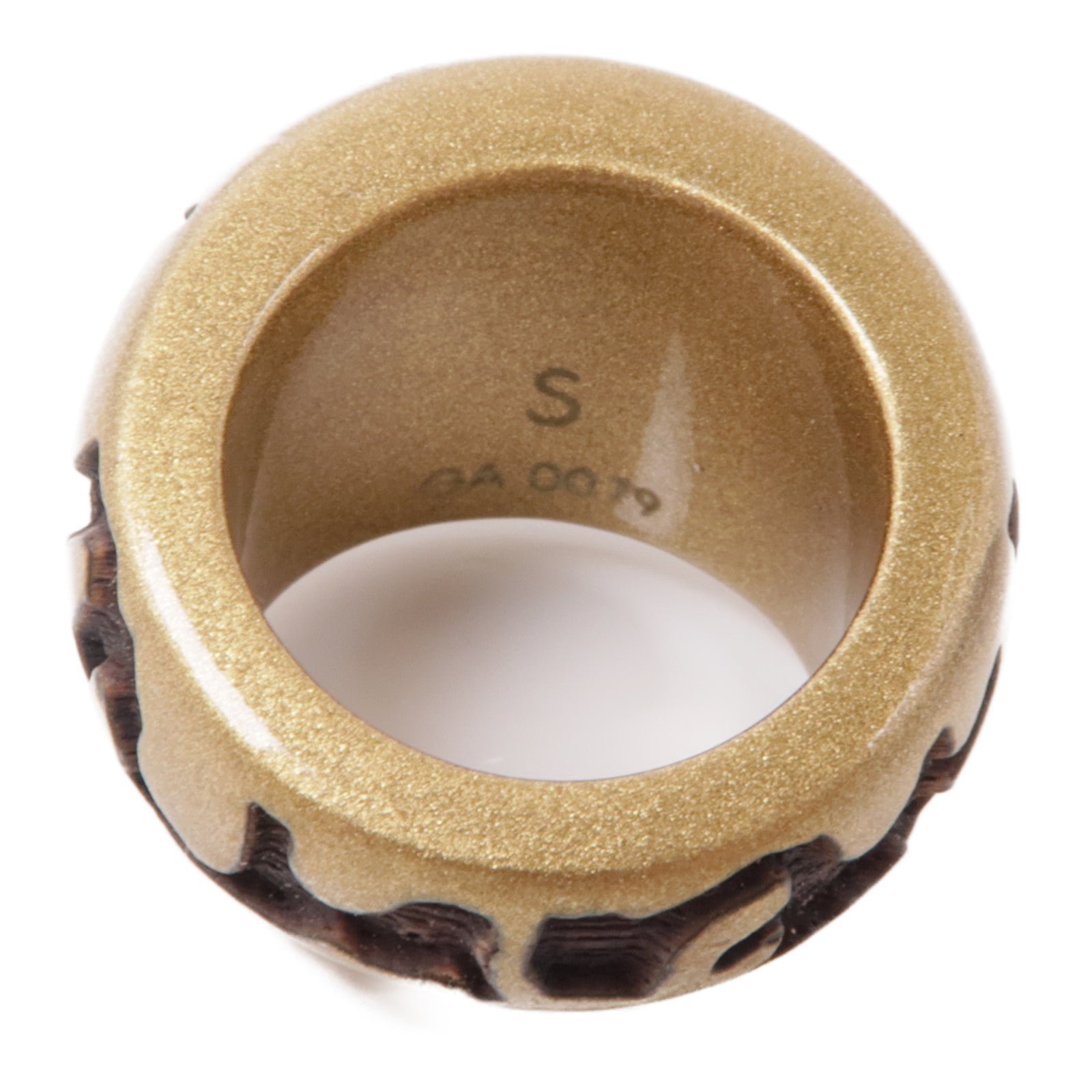 LOUIS VUITTON 木質Wood Ring戒指US#5