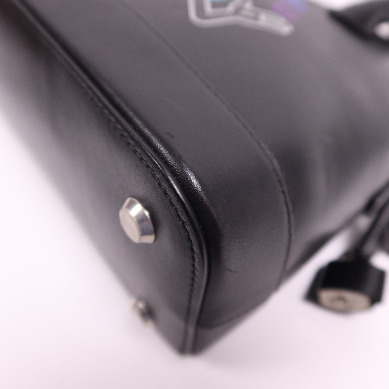 BALENCIAGA 牛皮皮革Ville Small銀扣手挽肩背兩用袋