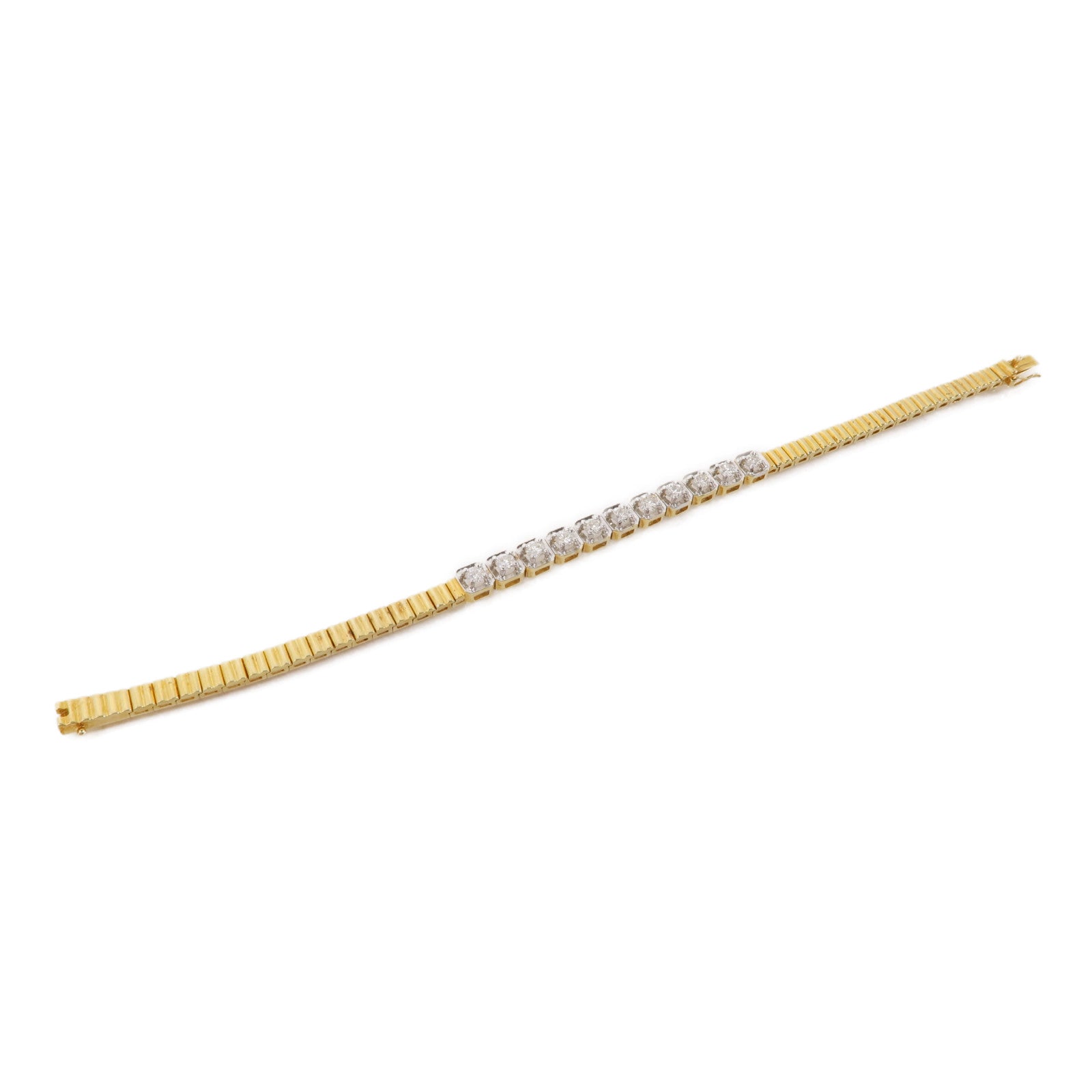 JEWELRY 14K黃金Diamond Bracelet鑽石項鍊